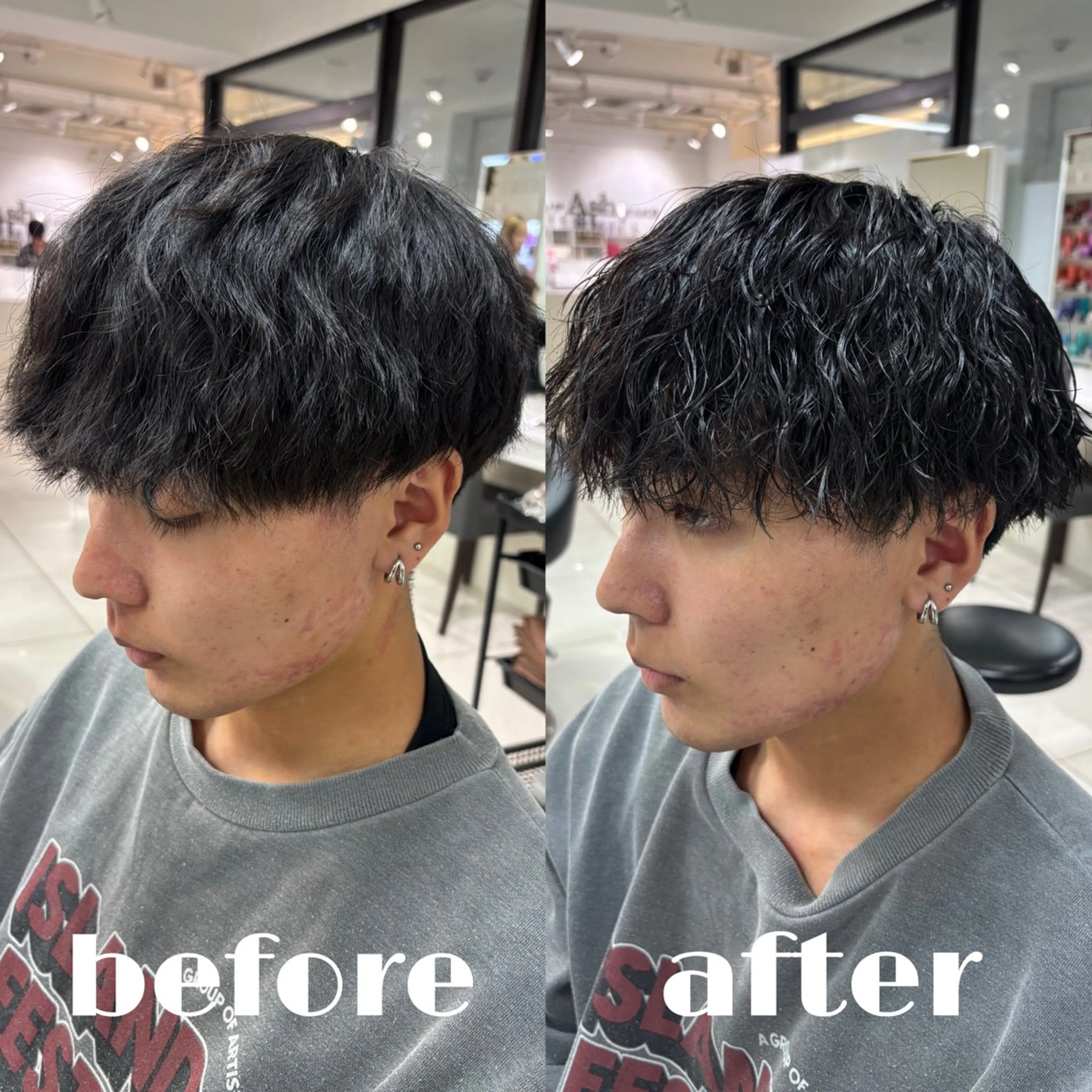 パーマ メンズ カット パーマ 🦋艶髪縮毛矯正 CoCo.🦋のヘアスタイル