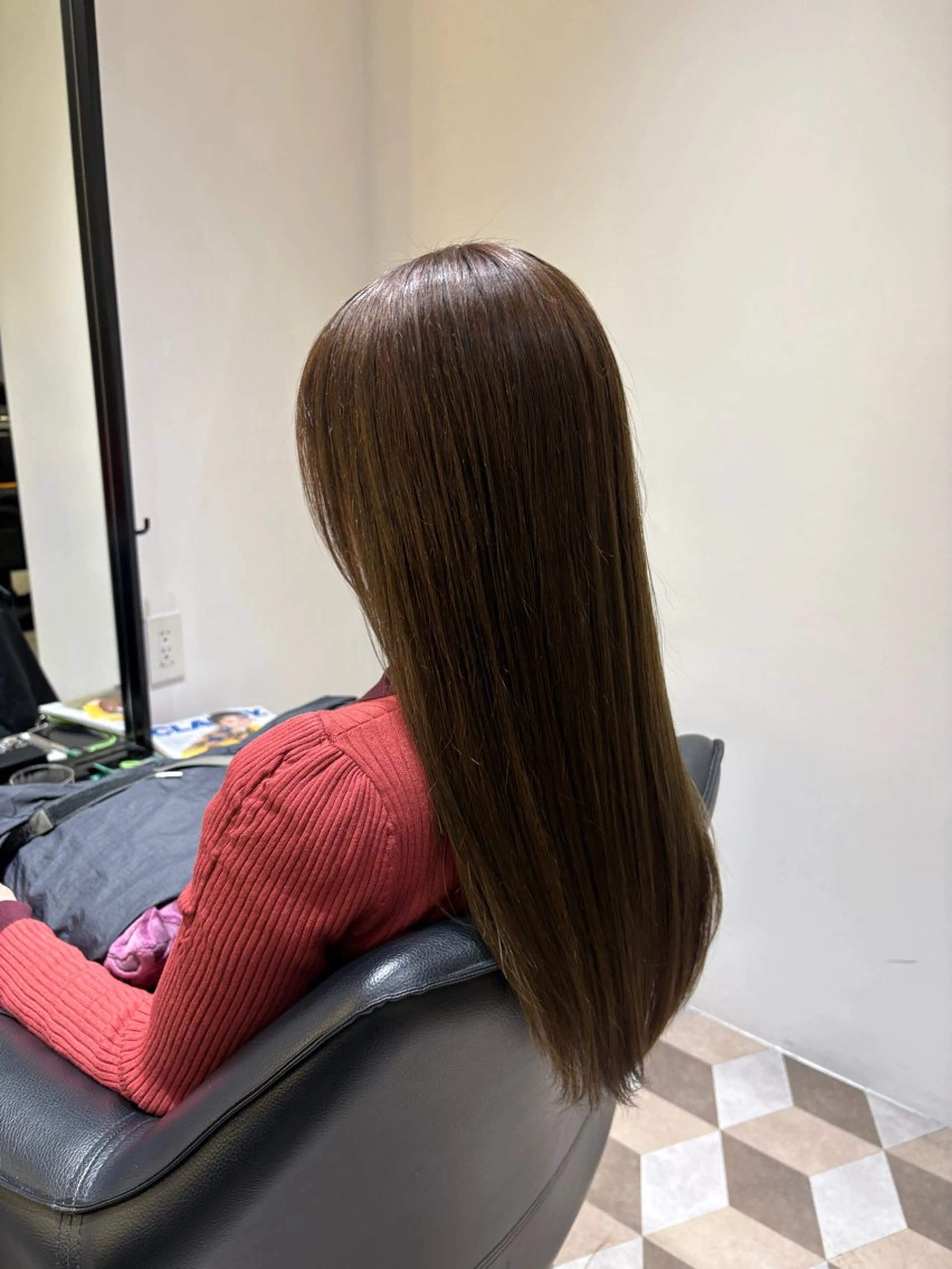 ロング カット トリートメント 七星俊介🌙‎𖤐⡱ カットモデル様募集中のヘアスタイル