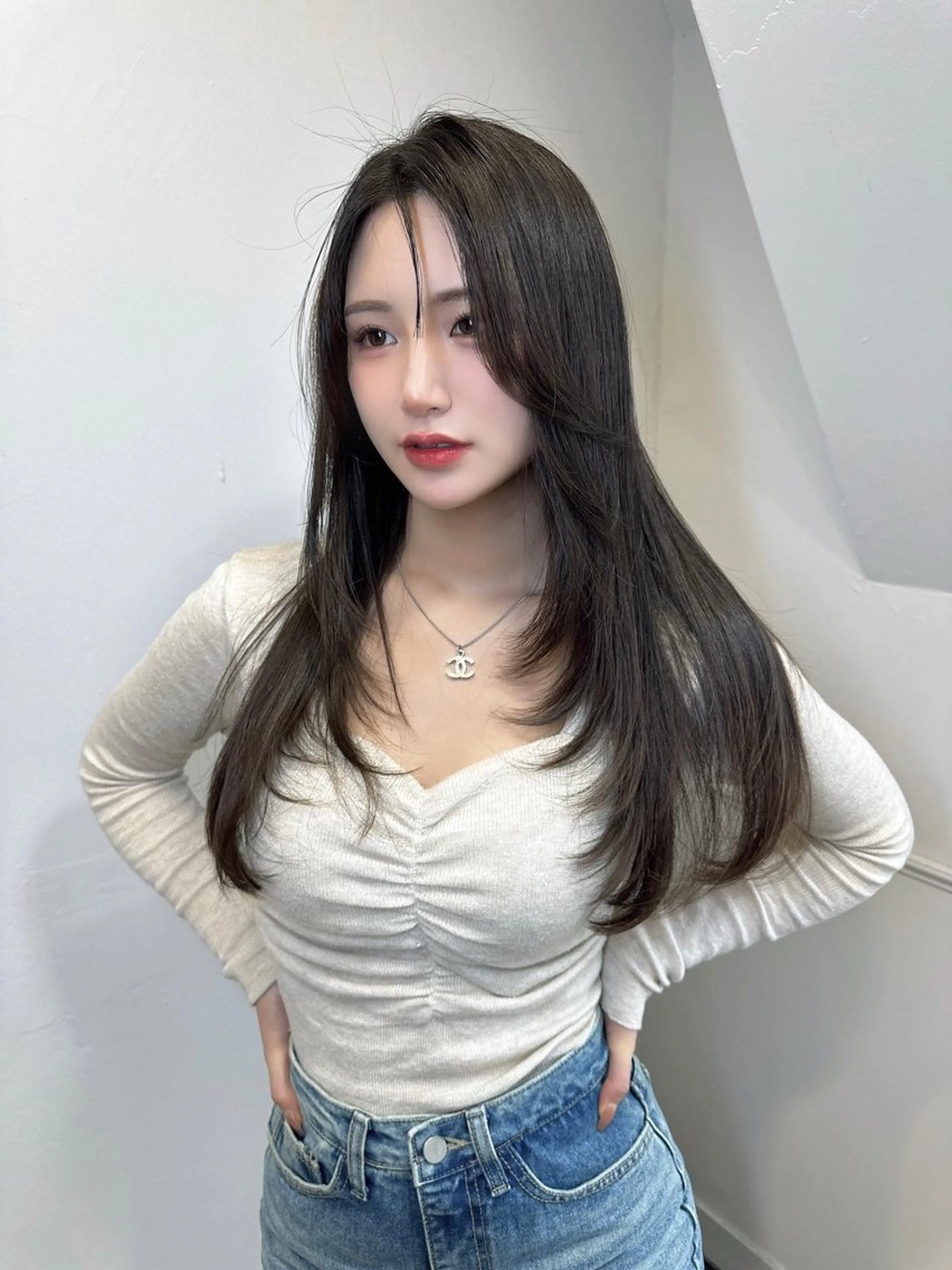 ロング カラー ワンホン/エクステ ケラチン/Kaitoのヘアスタイル