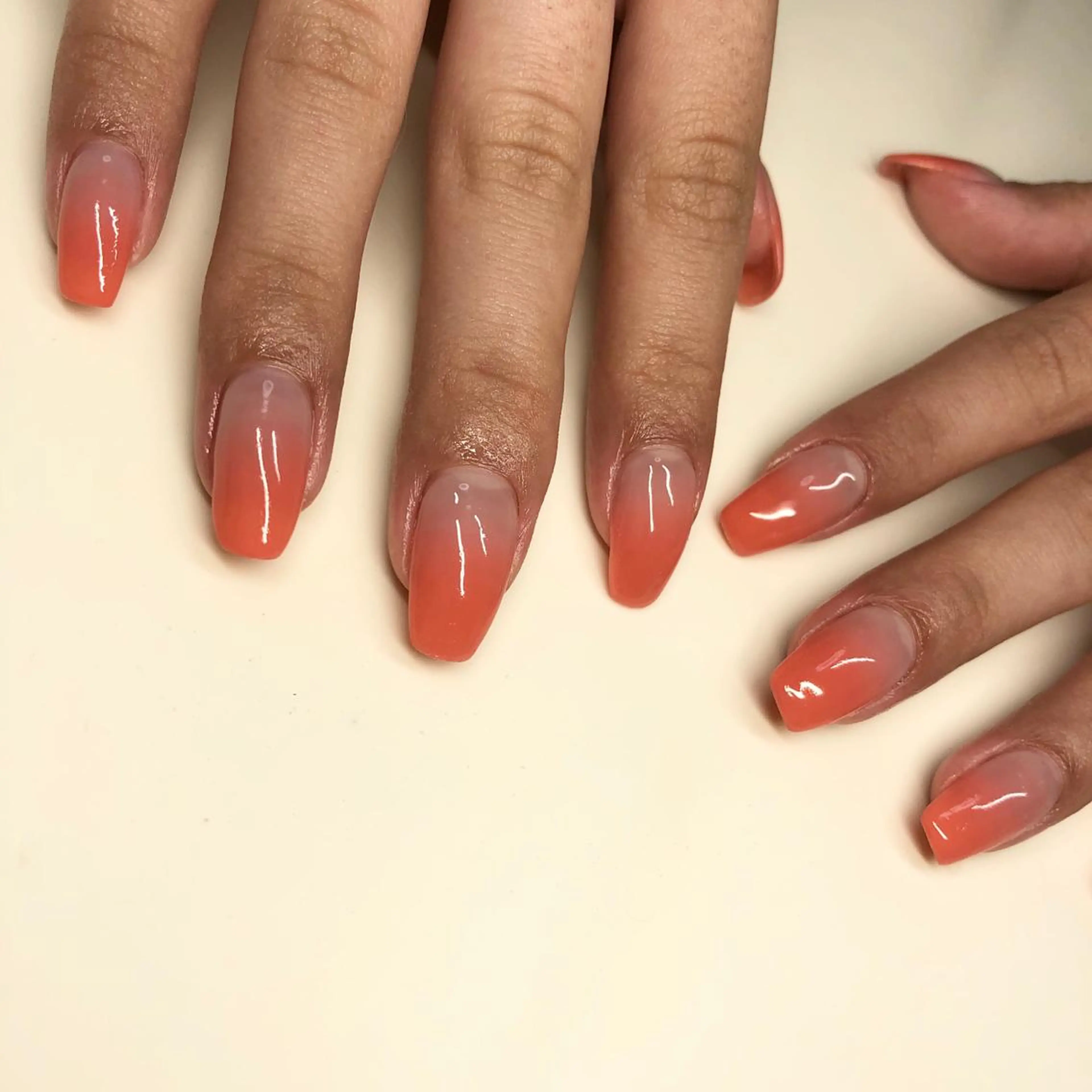 ロング カラー ヘアアレンジ キッズ ネイル マツエク・マツパ ハンドネイル 福田 加奈のネイルデザイン