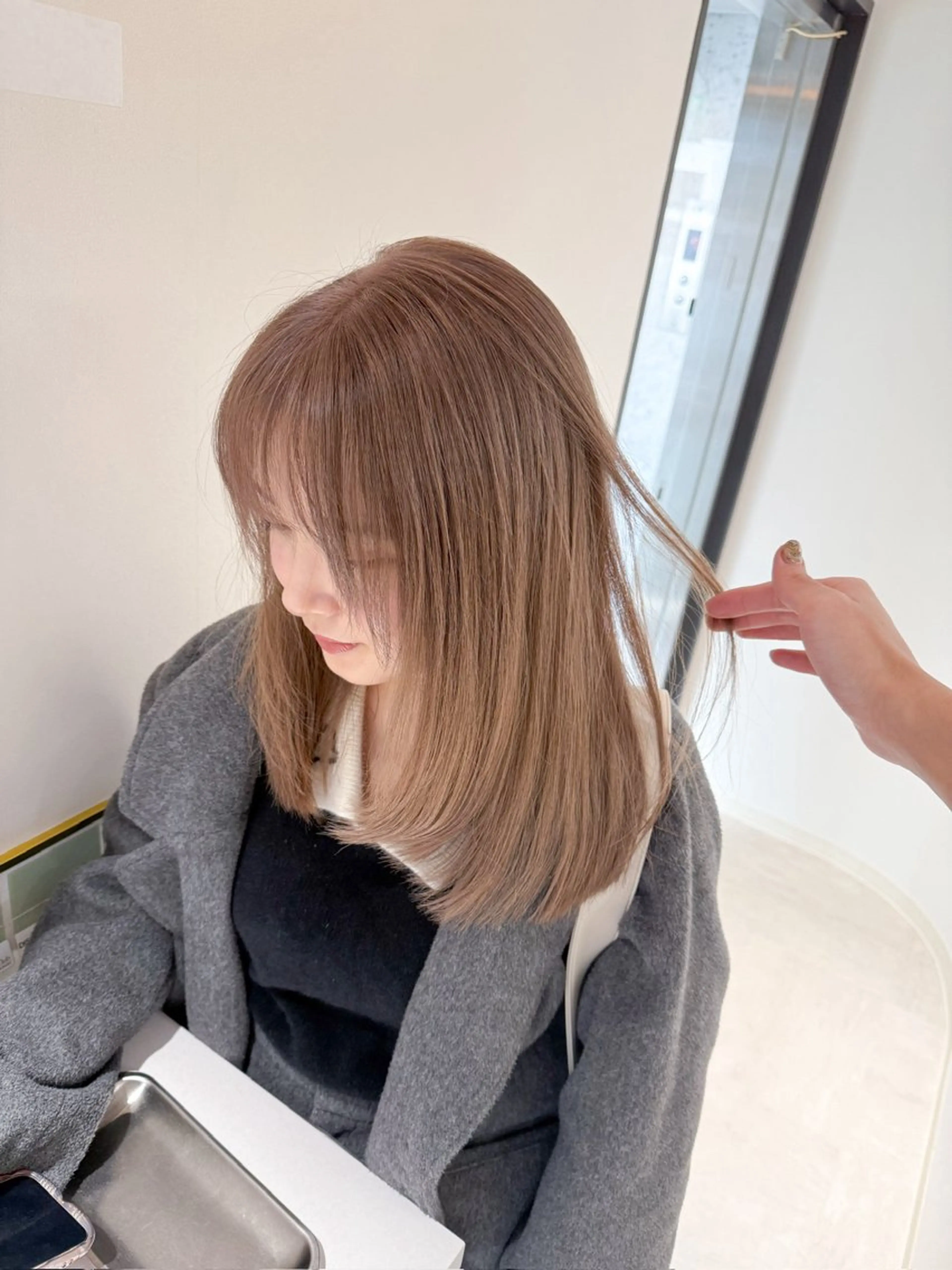 【長く続く可愛いへ💓】カット+髪質改善カラー+超音波TOKIOトリートメント🤍の写真