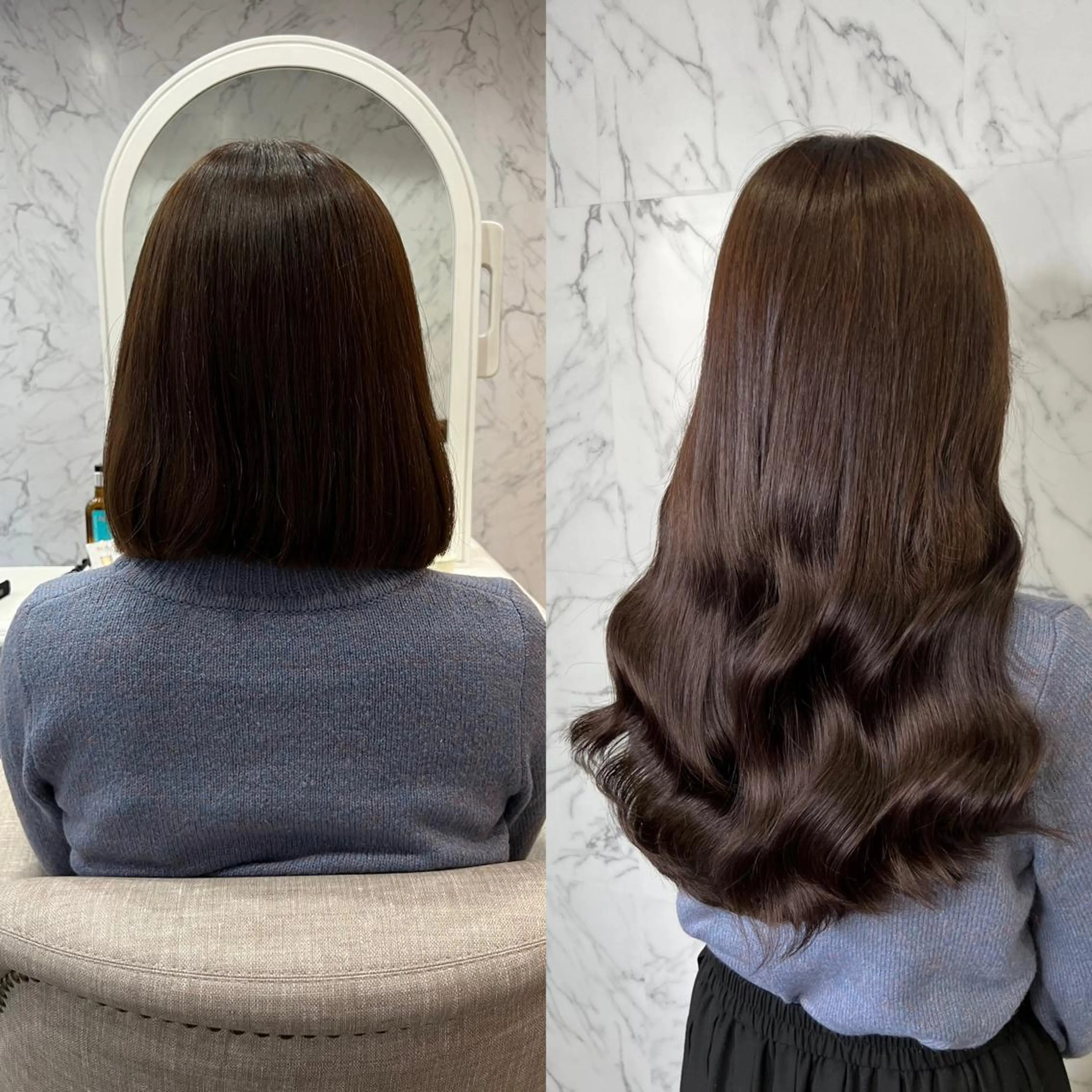 セミロング エクステ 秋葉原　柏木絢汰 ✨当日予約okのヘアスタイル