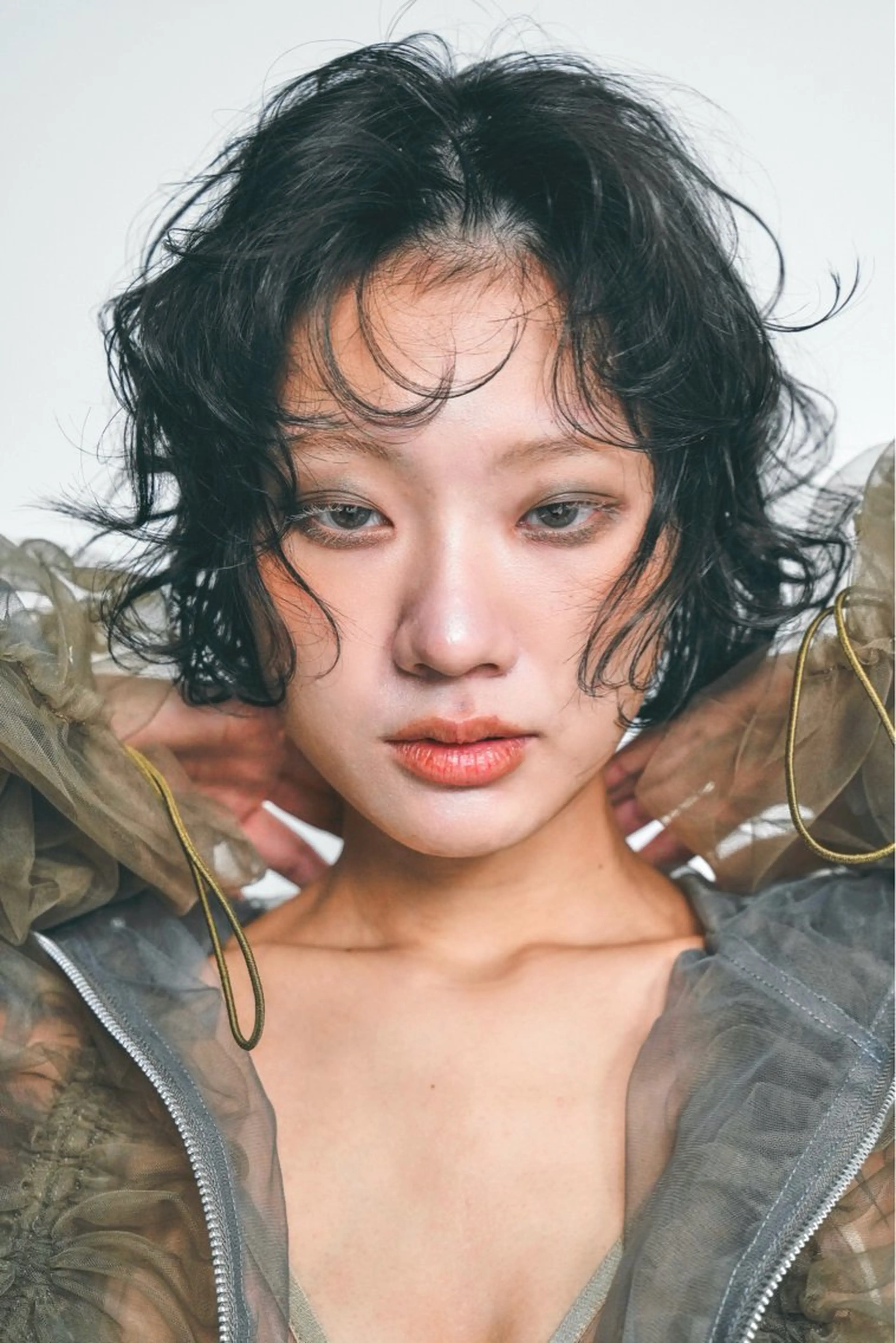 カラー パーマ 塔尾 真那のヘアスタイル