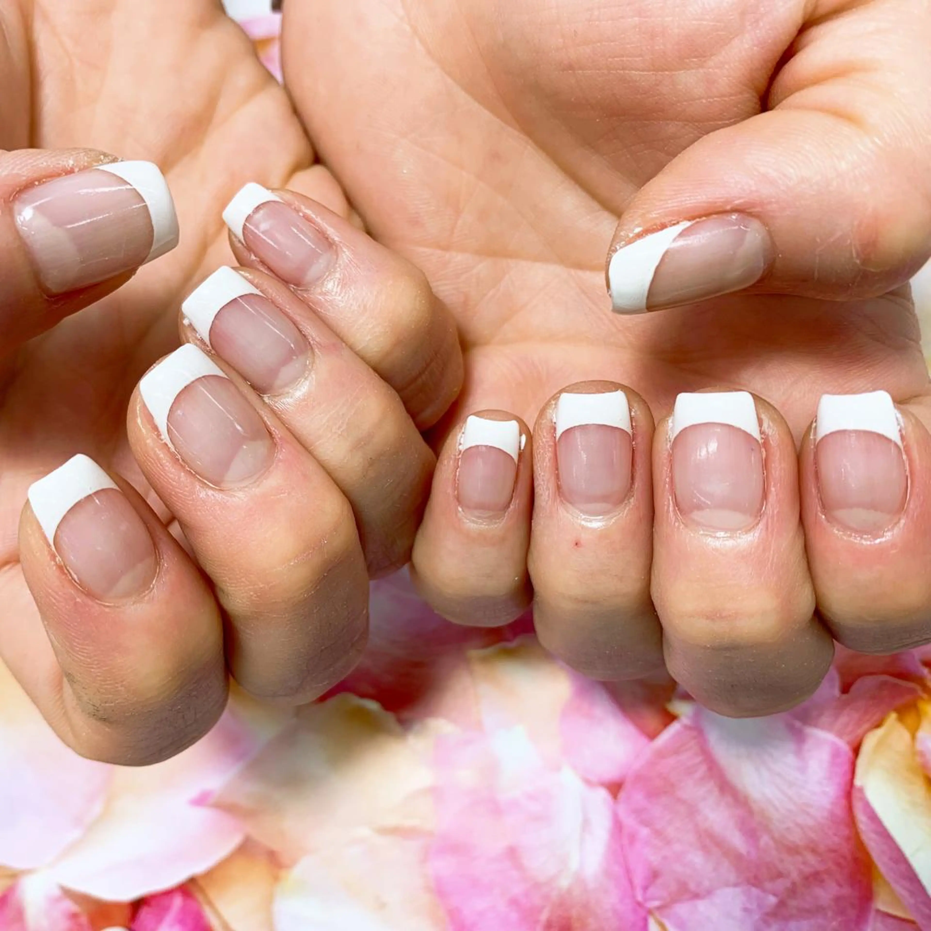 ネイル スクエアネイル ハンドネイル ⭐︎休業中の練習⭐︎ JNA認定講師髙橋のネイルデザイン