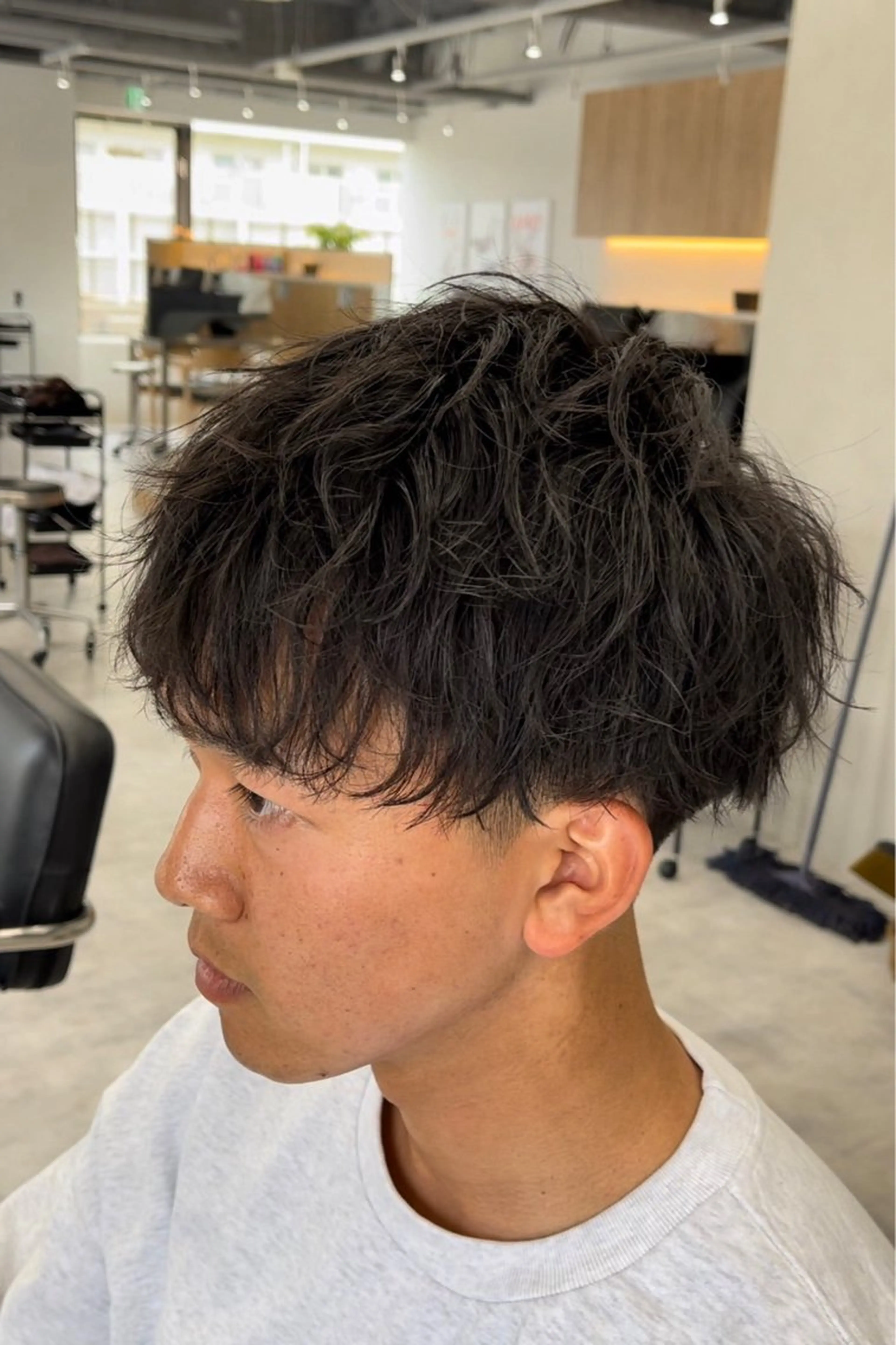 パーマ メンズ メンズパーマ/新潟/ 万代/高橋悠叶のヘアスタイル