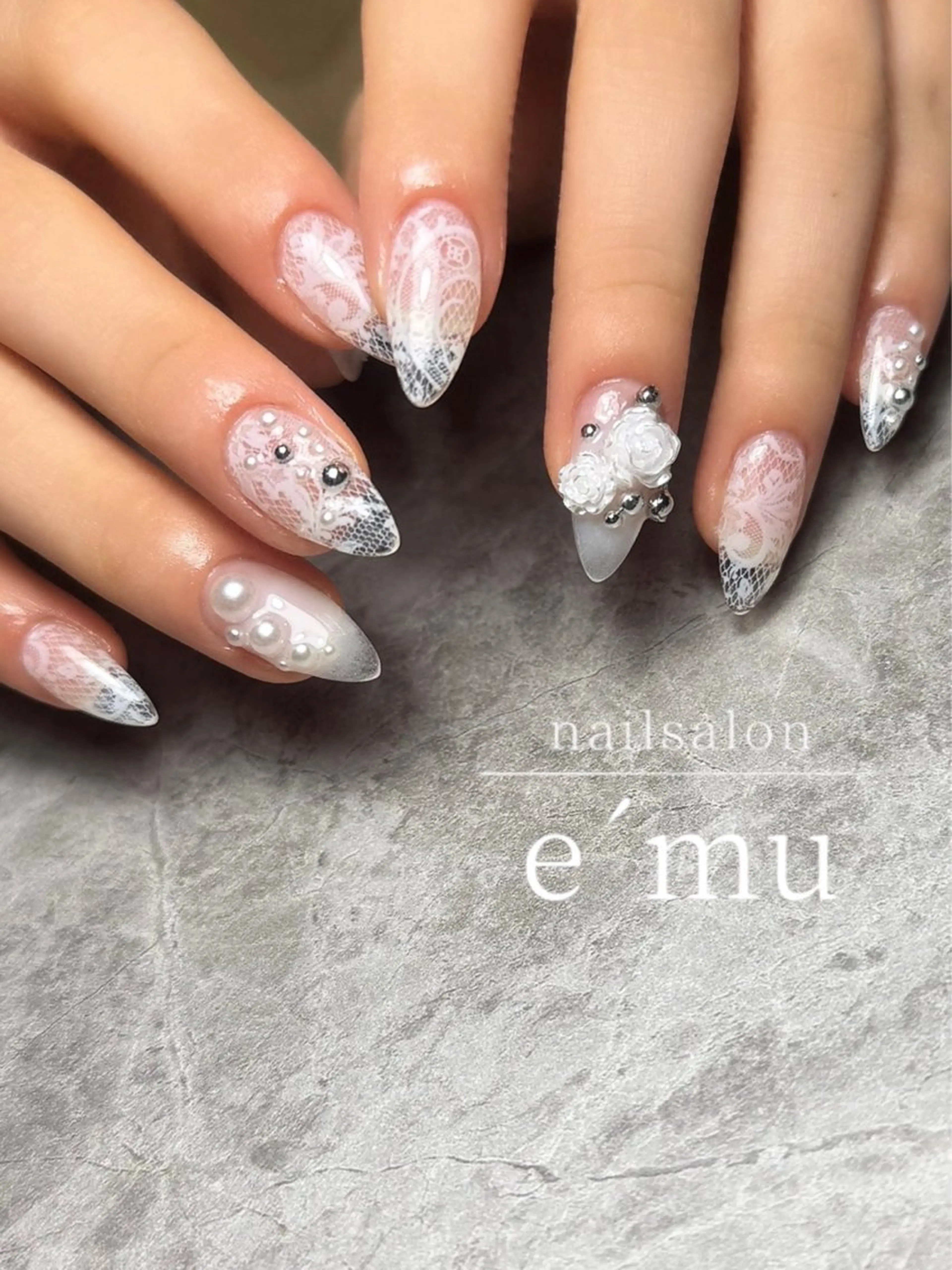 ネイル ハンドネイル nailsalon e´muのネイルデザイン