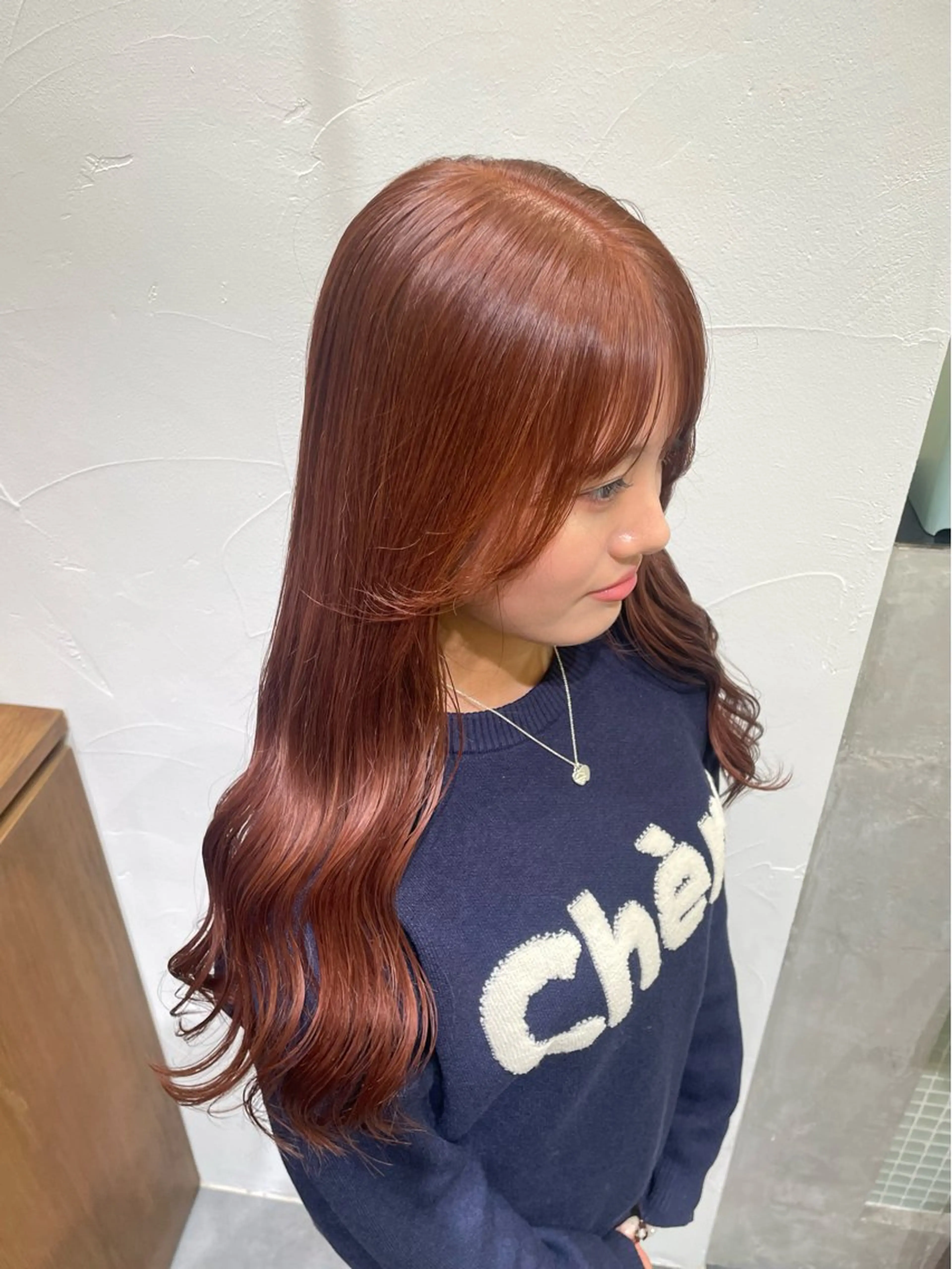 カラー ベージュカラー ブラウンカラー ピンクカラー ヘアカラー 自然と惹かれる🪷 艶カラー/茉優♩のヘアスタイル