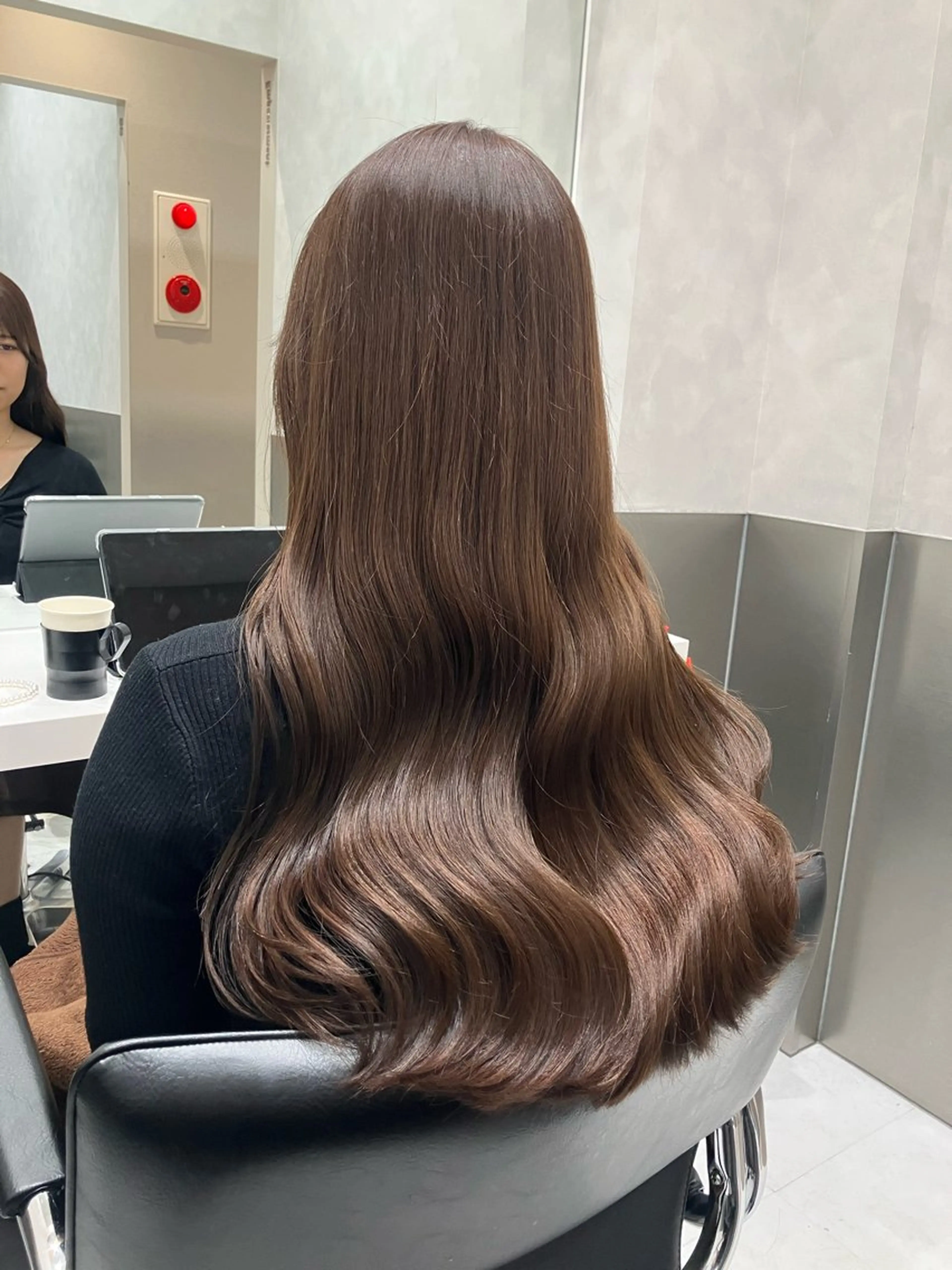 ロング カット ヘアカラー トリートメント GO TODAY SHAIRE SALON原宿vita店舗所属・💖ブリーチなし透明 感💖ASAHIのヘアスタイル