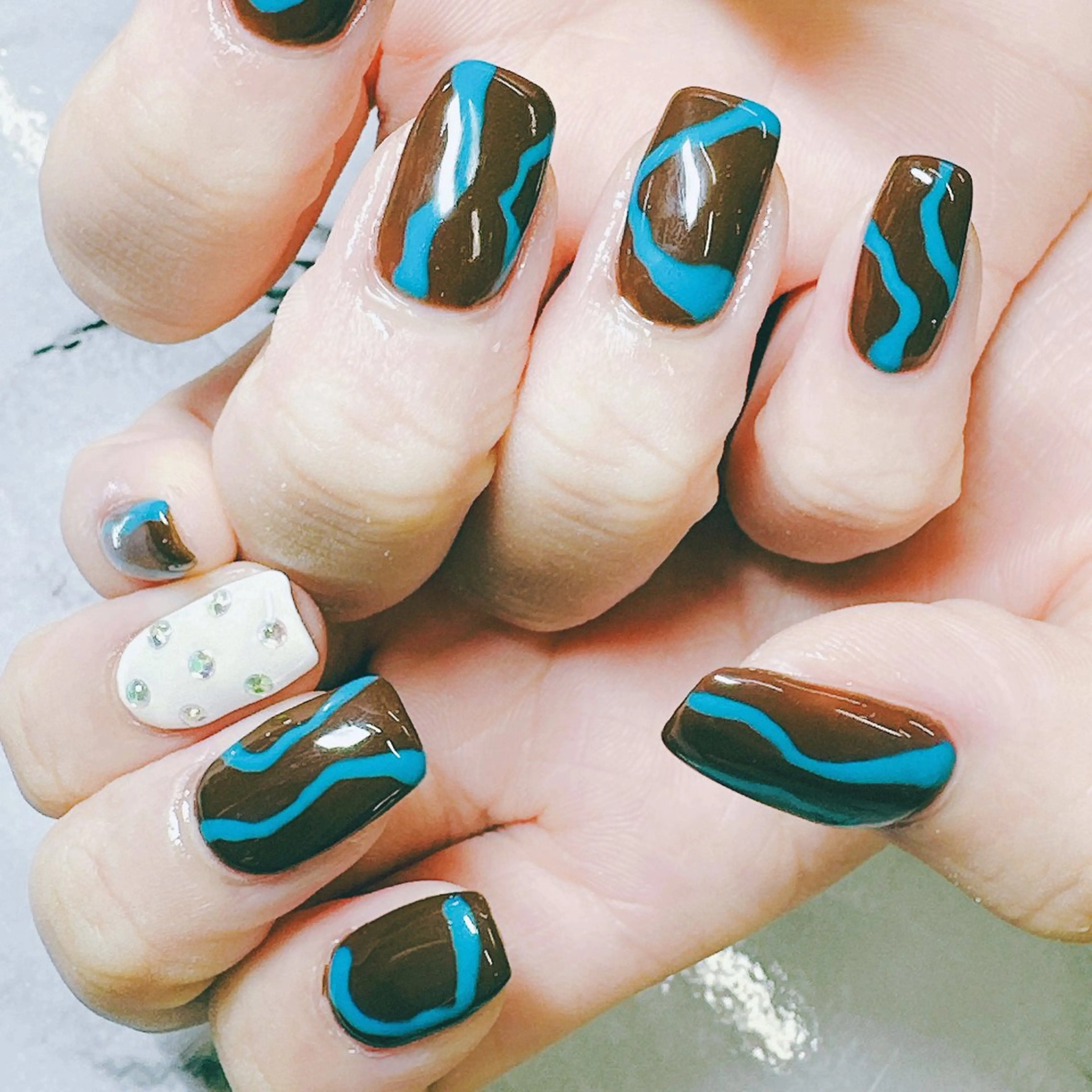 ネイル ハンドネイル I_p4ce所属・I_p4ce 🍊あい🍊のネイルデザイン