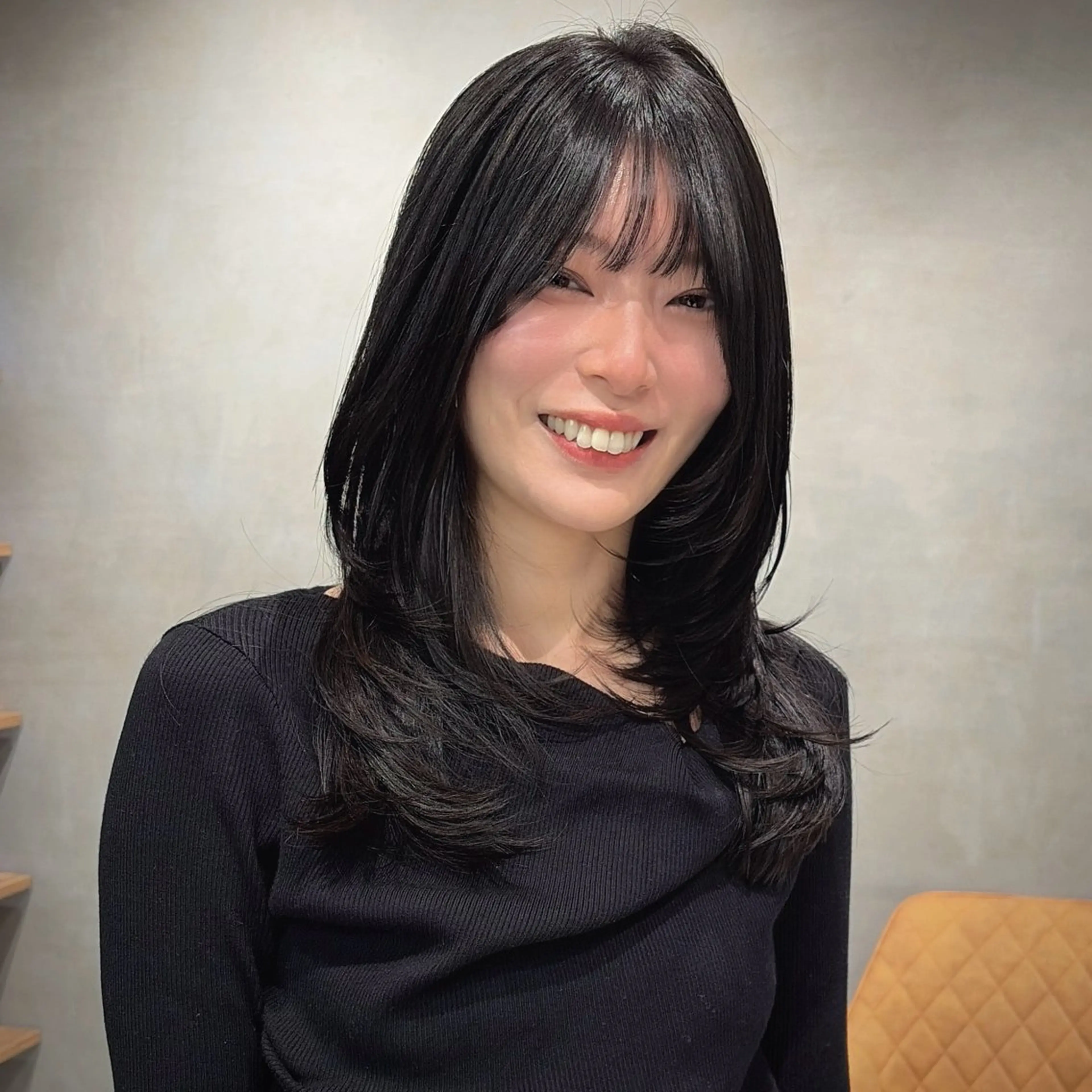 ロング カラー カット ヘアカラー トリートメント レイヤー/ウルフ🤍 mayo.のヘアスタイル