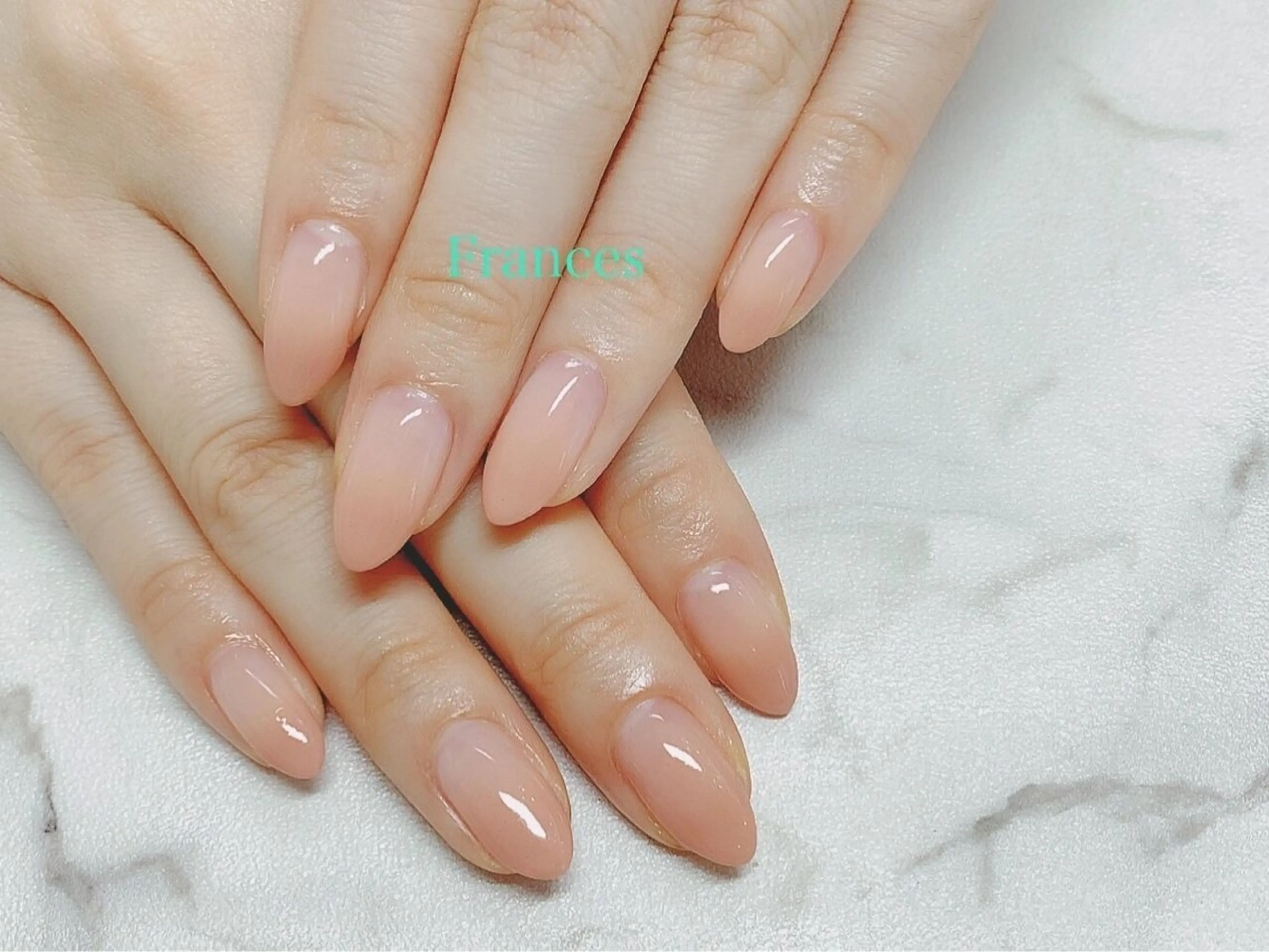 🧸ྀི オフあり💅ワンカラーorカラーグラデーション【ちゅるんとかわいいヌーディーカラー豊富に取り揃えてます🎀】の写真