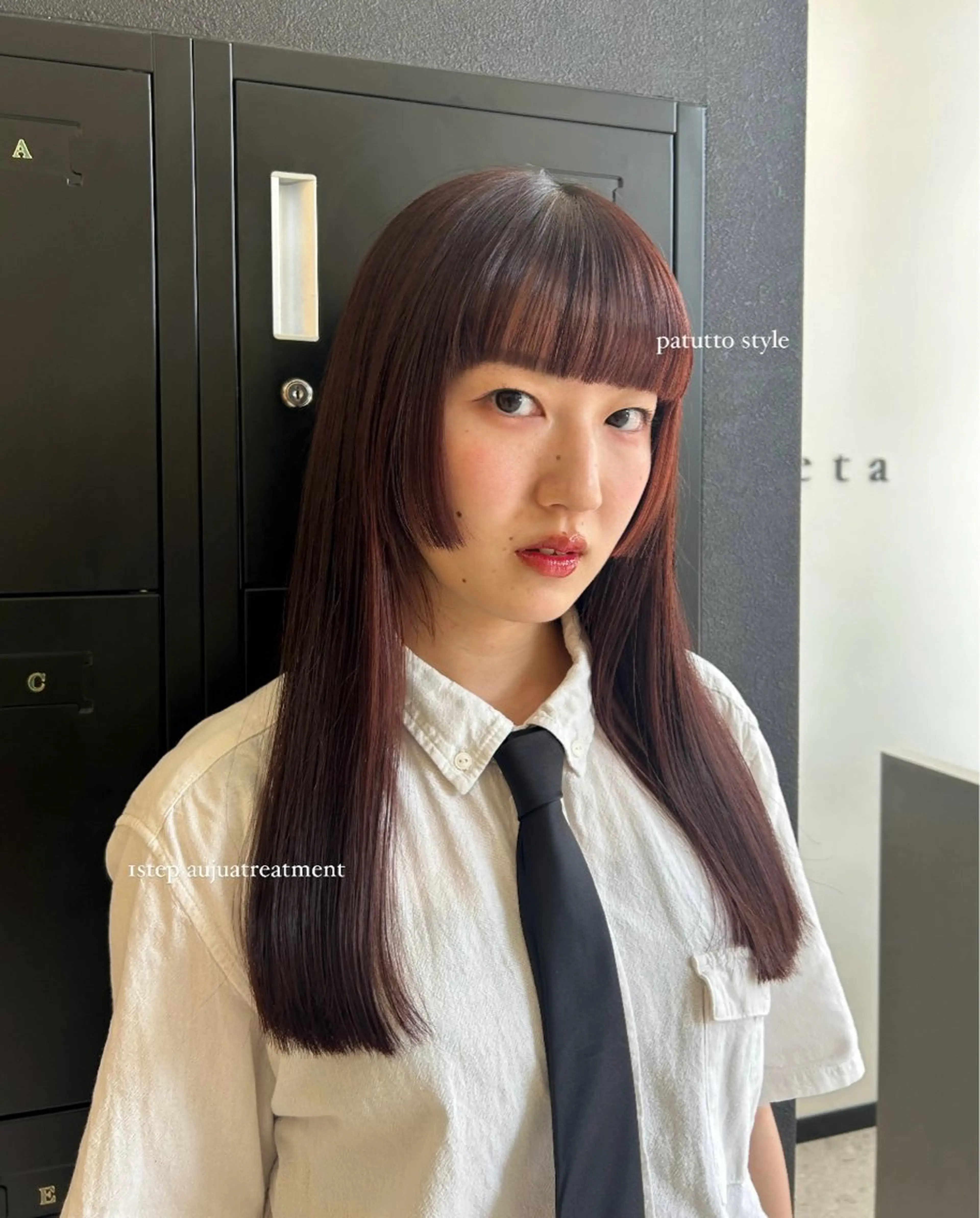 〈大人気👑〉カラー+前髪縮毛❤️🔥+前髪カットの写真