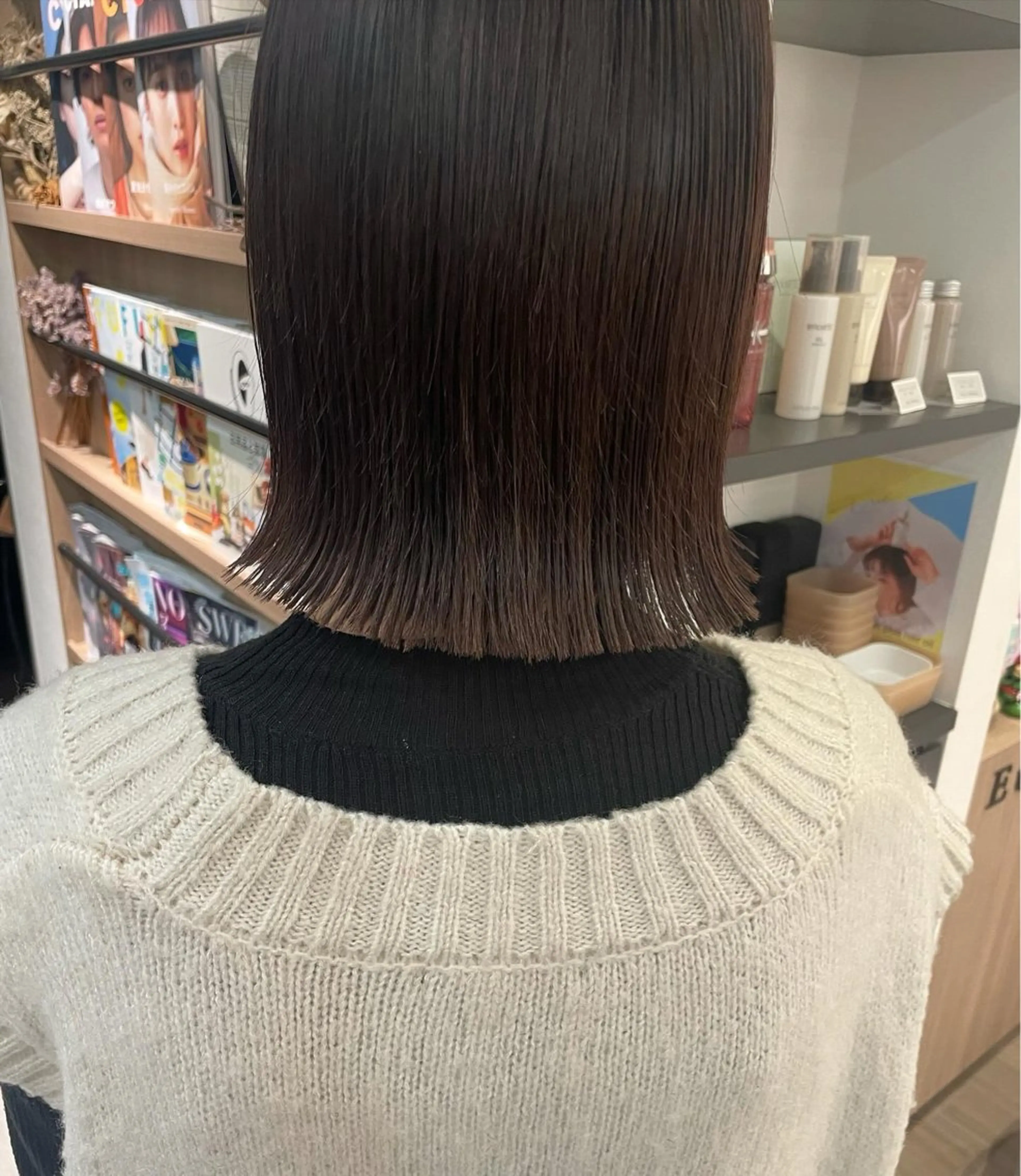 ショート モテ髪‎🫧赤み消し カラー表参道きょうこのヘアスタイル