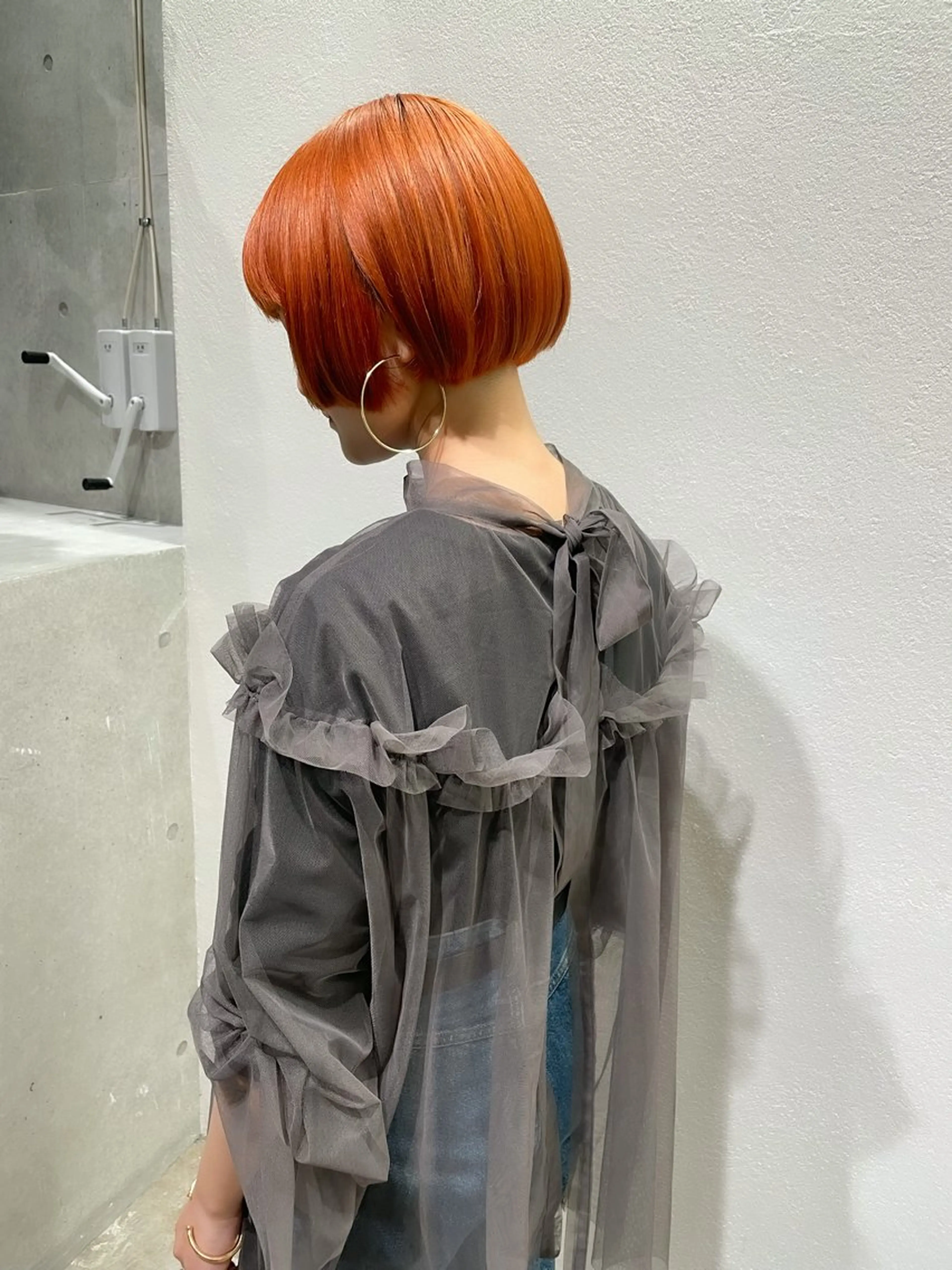 ショート カラー ヘアアレンジ カット ヘアカラー トリートメント ミニボブ/ブリーチ 🌈MISATOのヘアスタイル