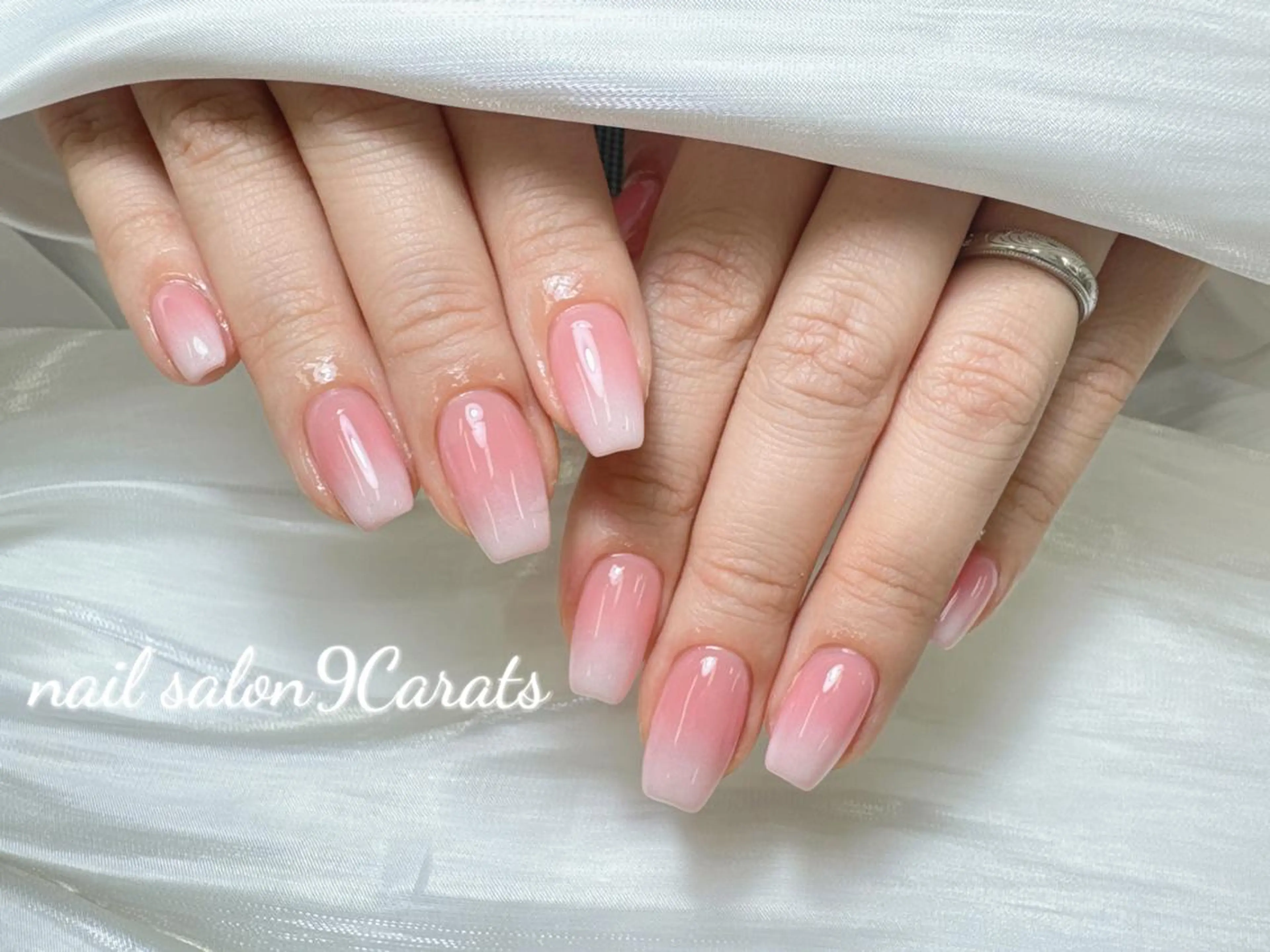 ネイル 💜ワンホンネイル ナインカラット💎のネイルデザイン