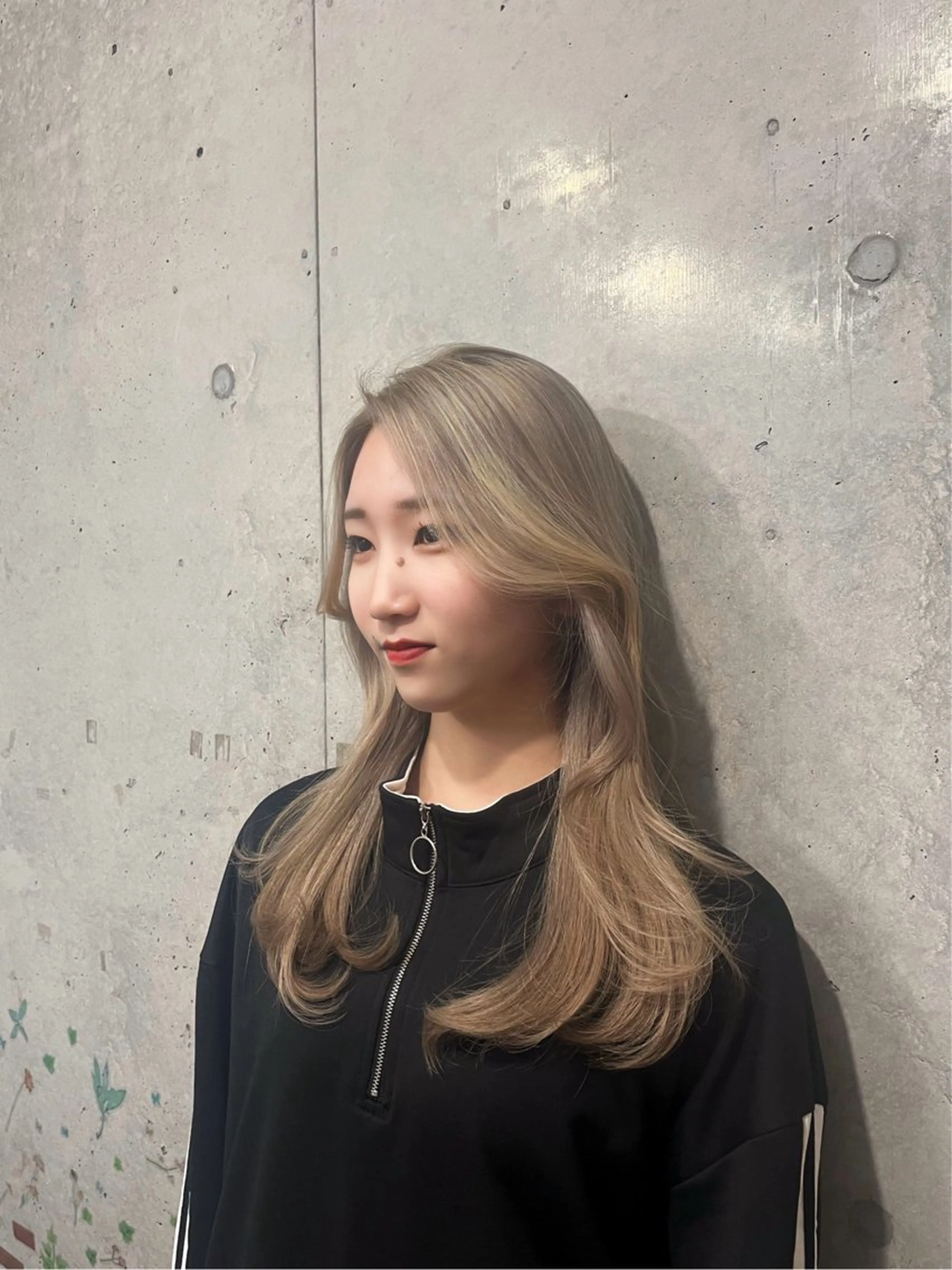 ロング たけうち みずきのヘアスタイル