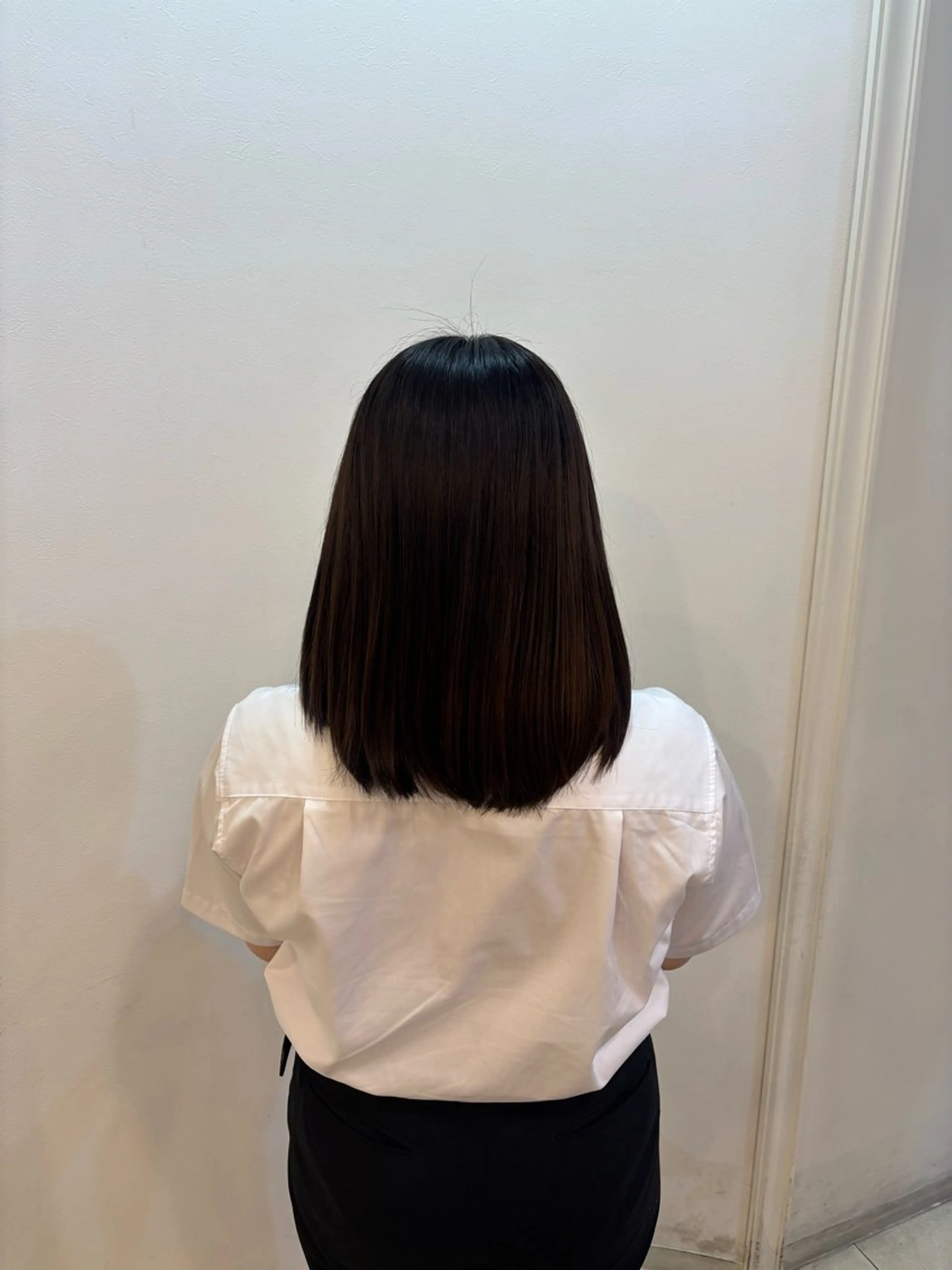 ブリーチなしワンカラー＋Aujuaトリートメントの写真