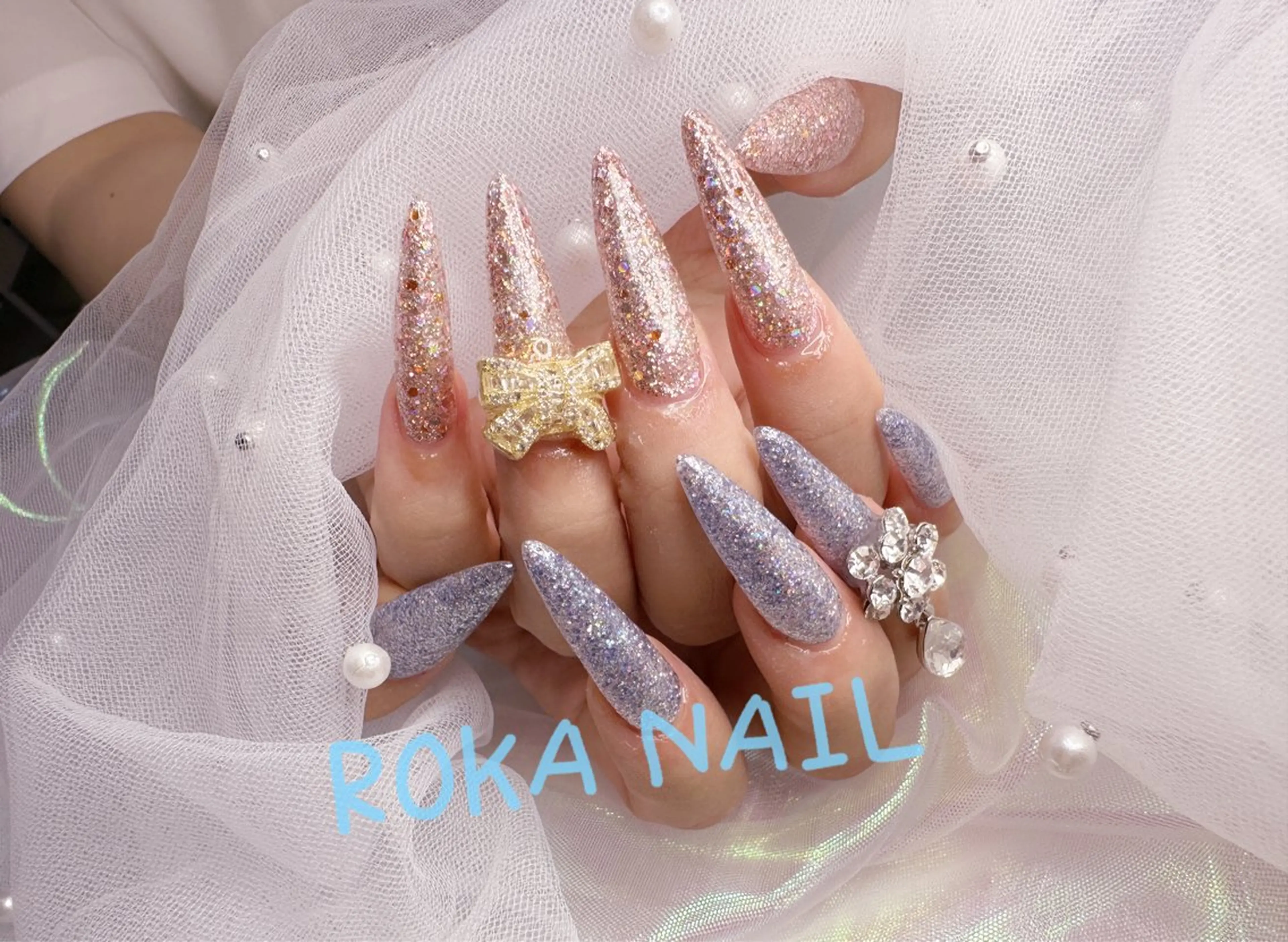 ネイル ハンドネイル 長さだし専門店 ROKANAILのネイルデザイン