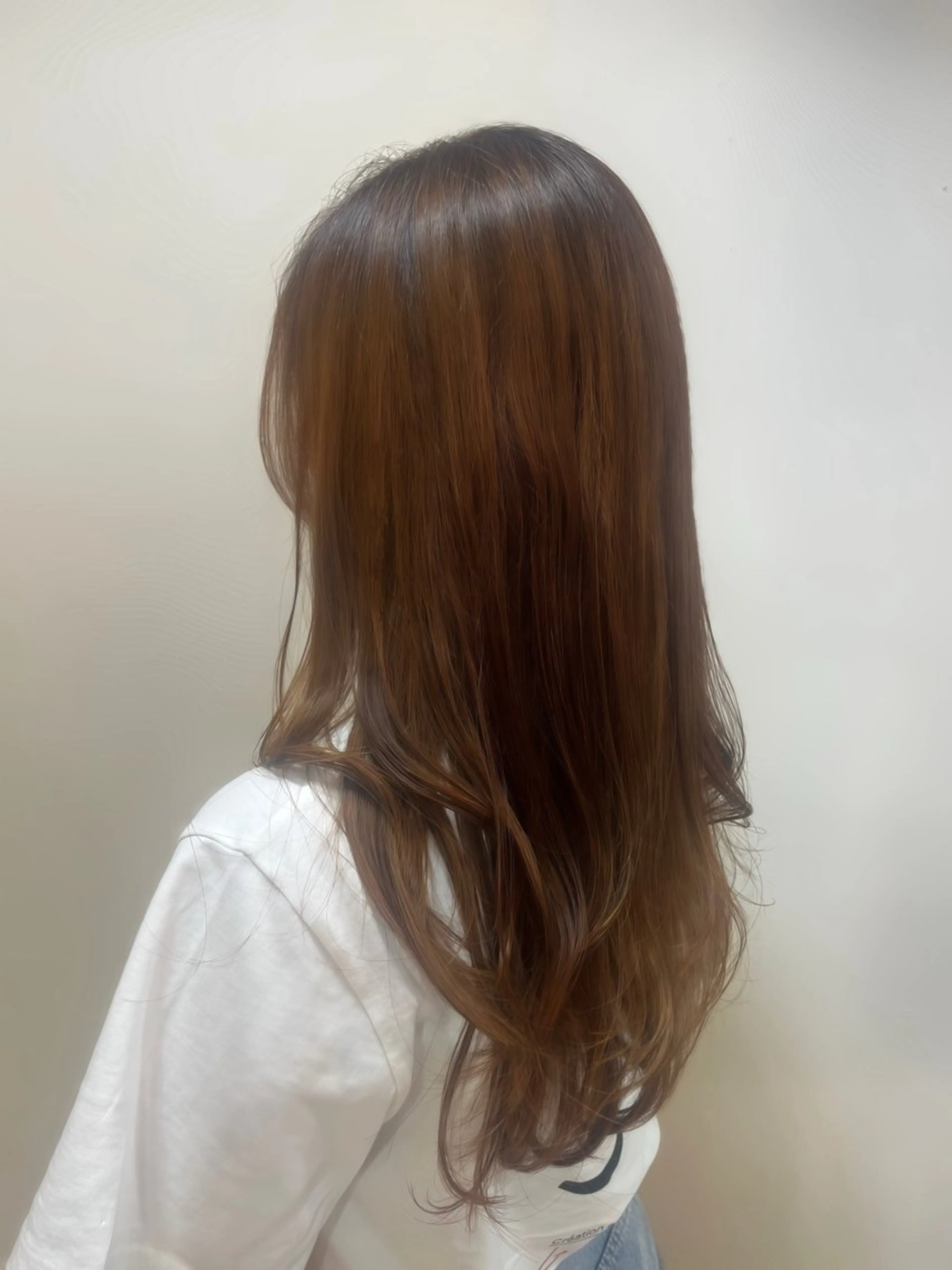 ロング ロングレイヤー レイヤーカット ロング ️ちば🩵JILLE 恵比寿 透明感カラーのヘアスタイル