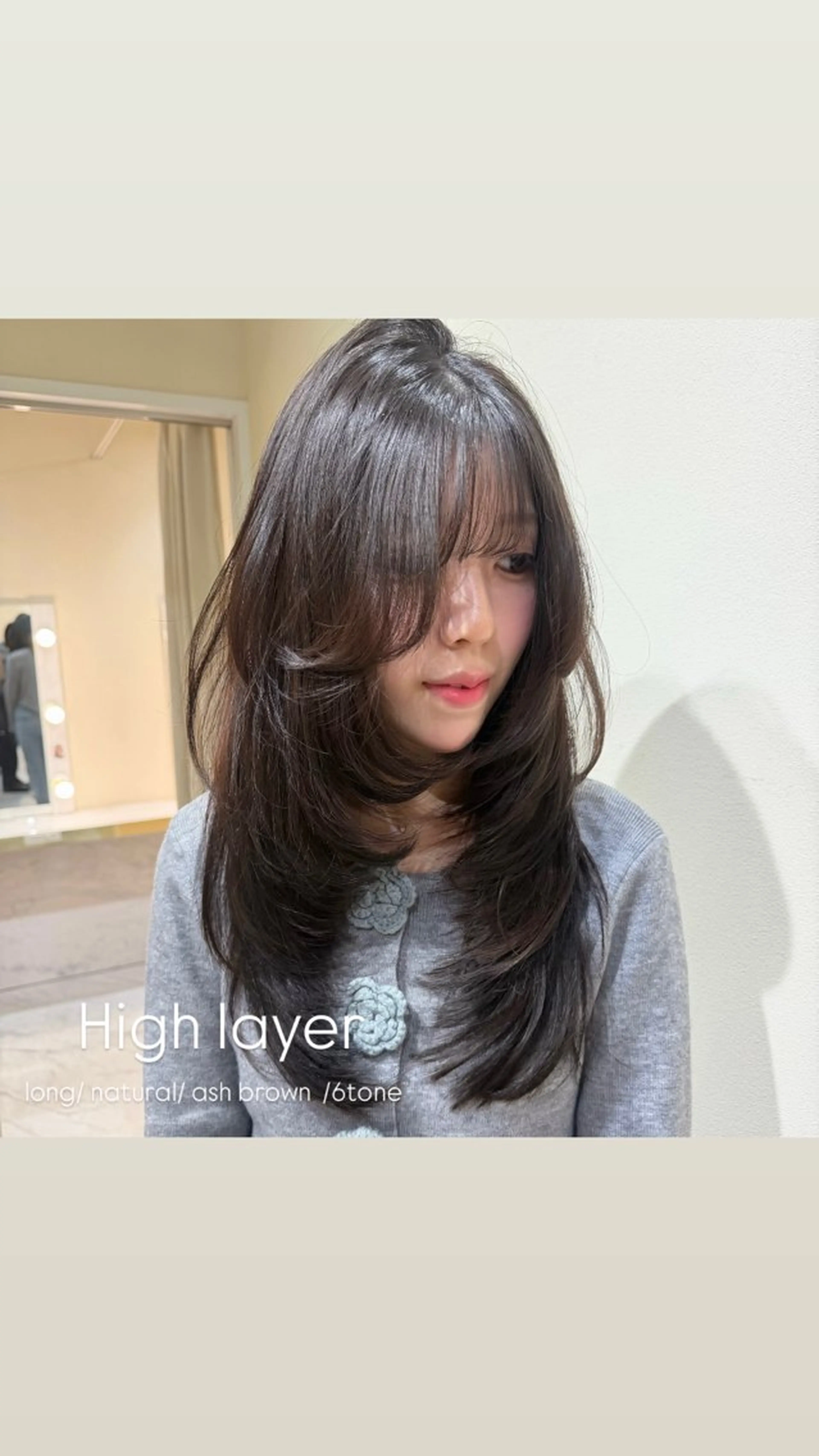 ロング カラー ヘアアレンジ レイヤーカット ロング 似合わせカット 小顔カット レイヤーカット🤍 RINAのヘアスタイル