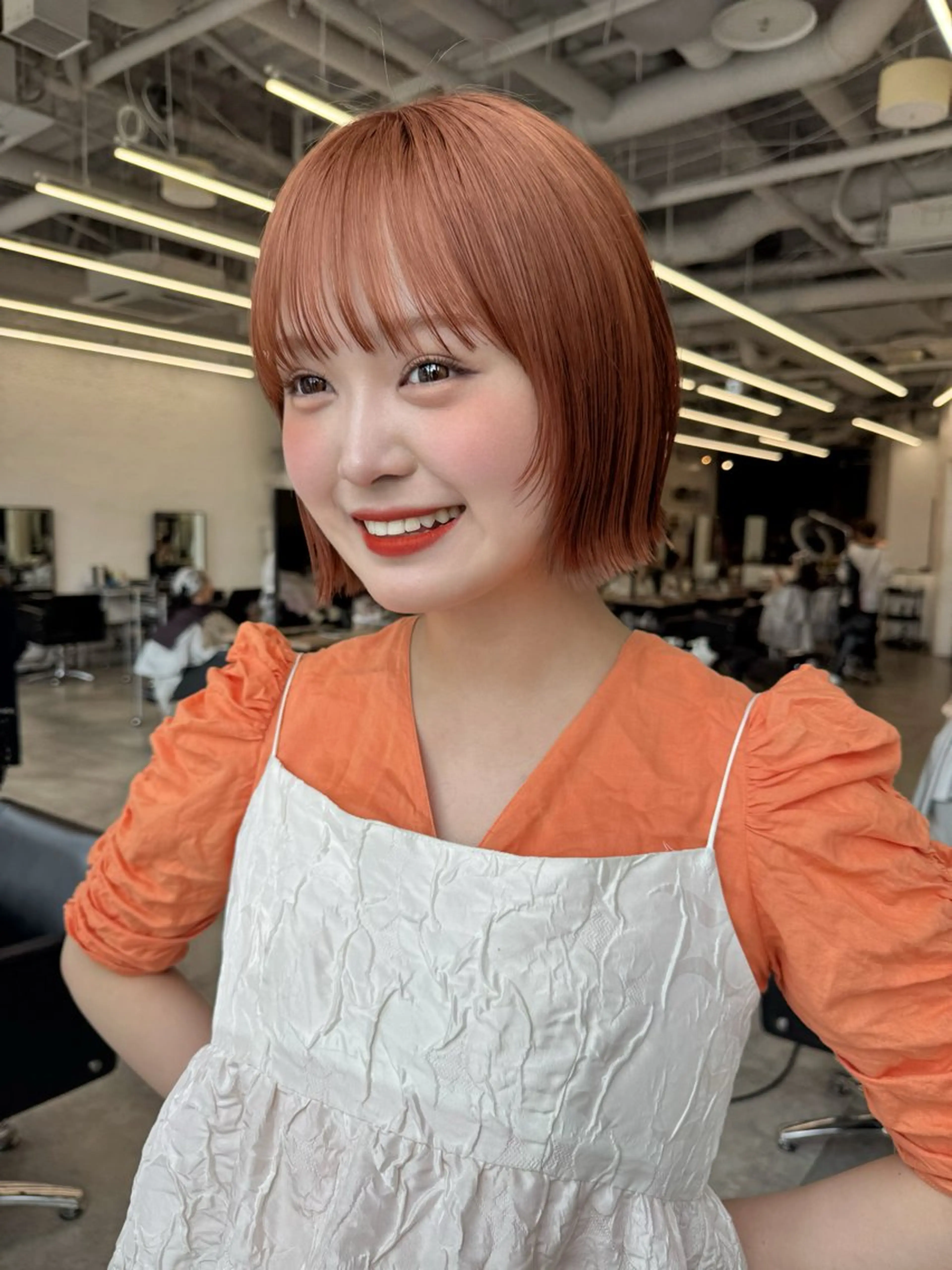 ミディアム 艶髪／レイヤー／ 垢抜け🩵／MARIのヘアスタイル