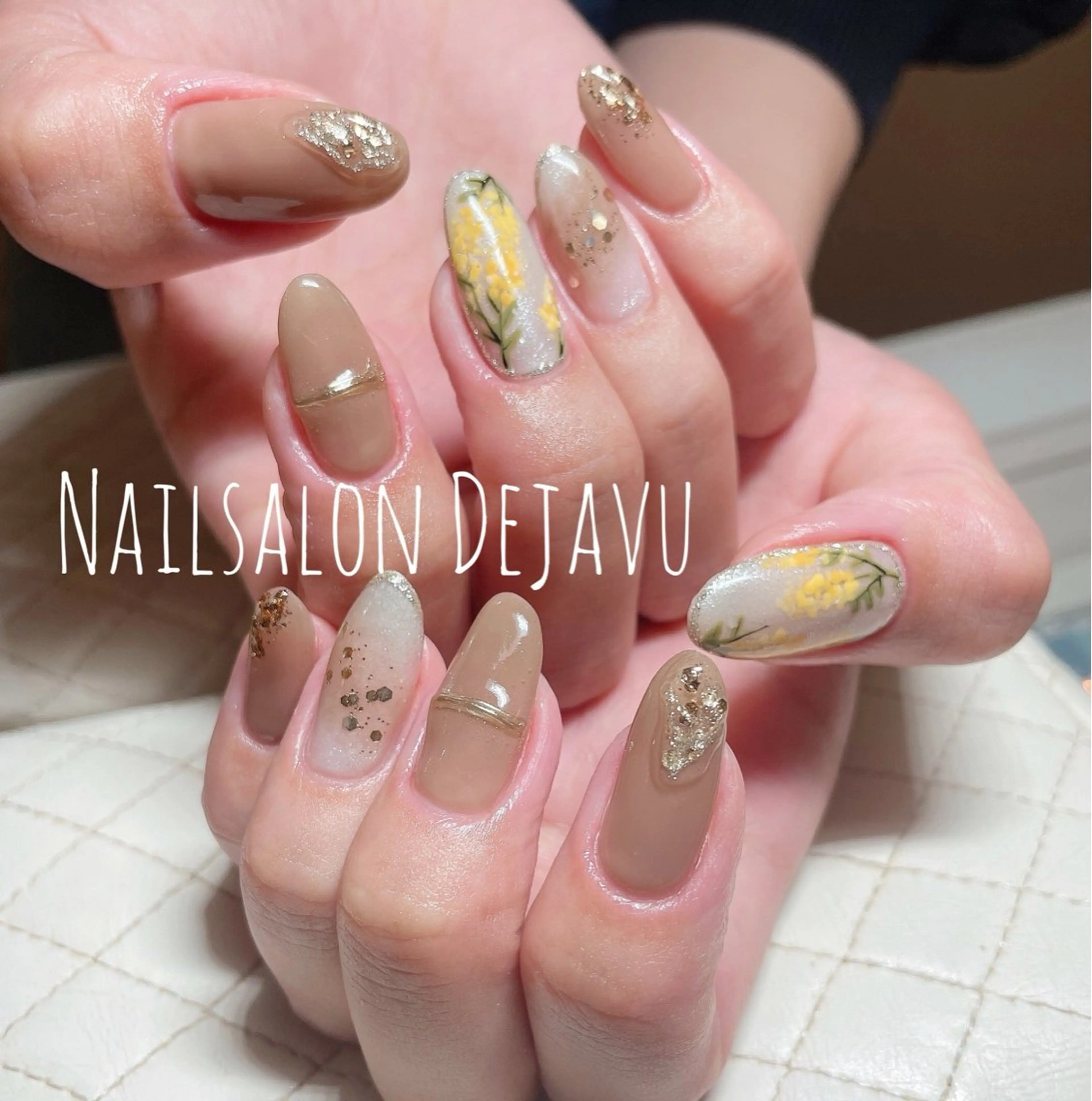 ネイル 春ネイル ハンドネイル Nailsalon Dejavuのネイルデザイン
