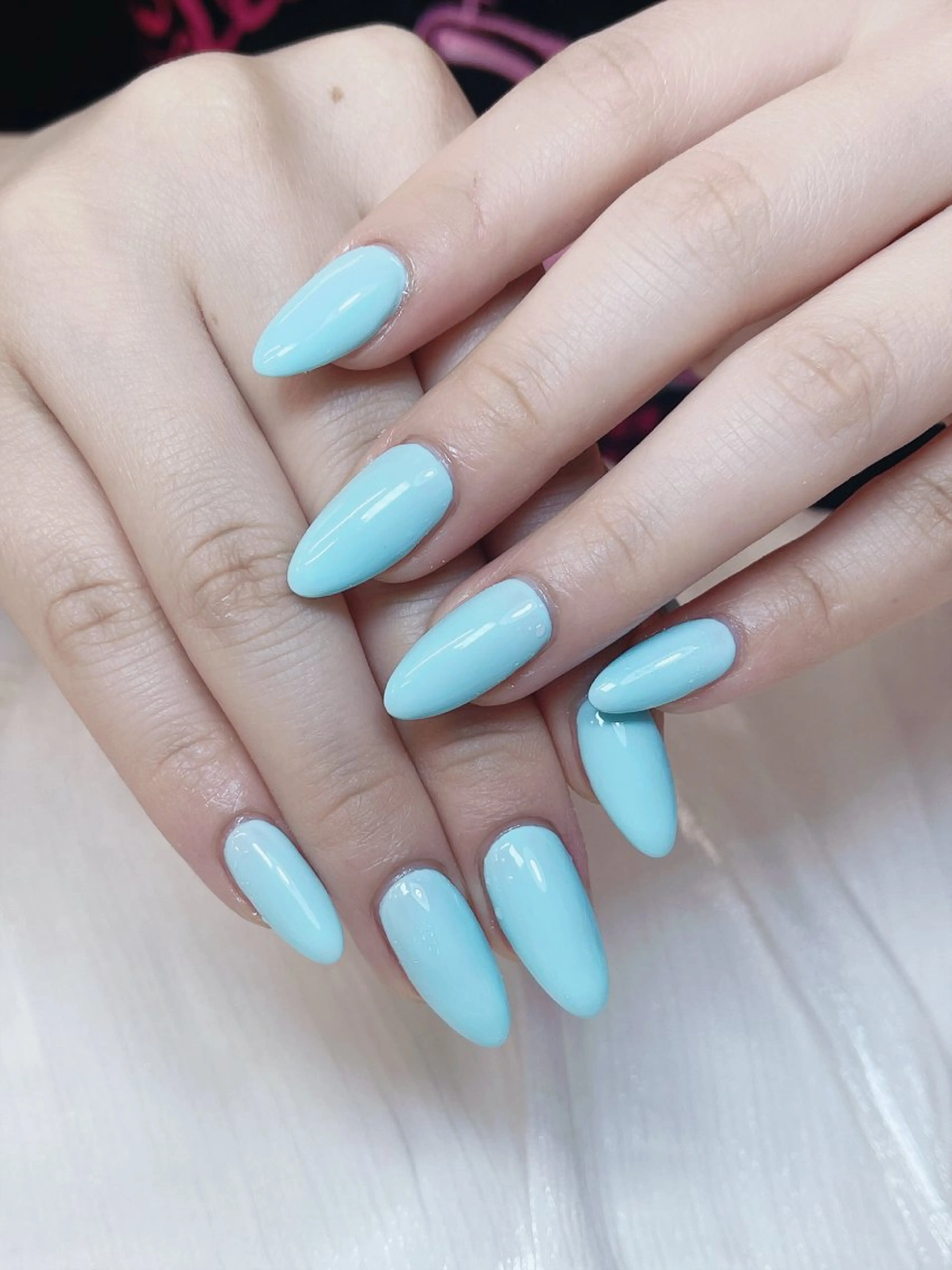 ネイル チークネイル 成人式 フレンチネイル グラデーション 氷ネイル・うるうるネイル ハンドネイル DUO   MI nail salonのネイルデザイン