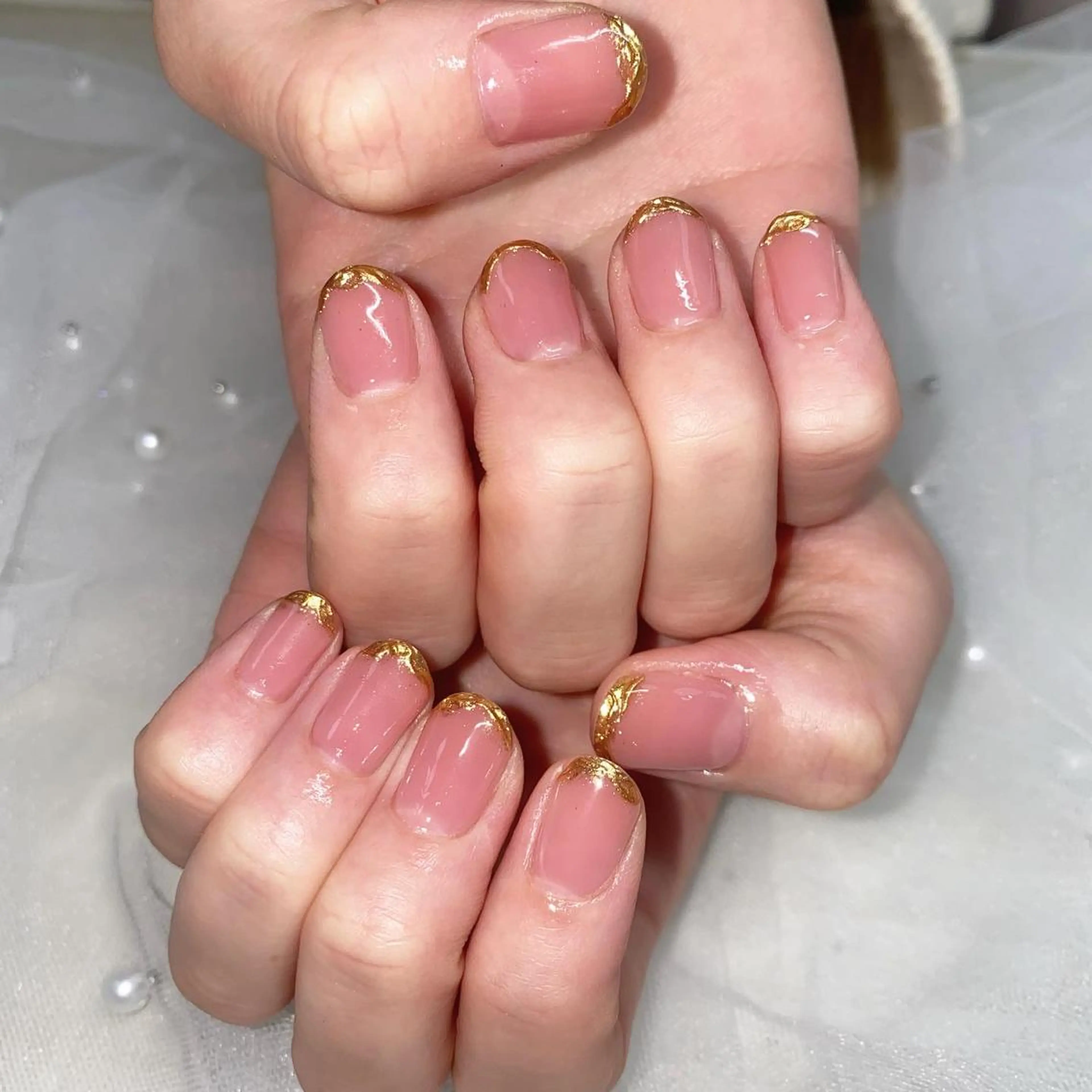 ネイル フレンチネイル I pinknail 韓国風·持ち込み専門のネイルデザイン