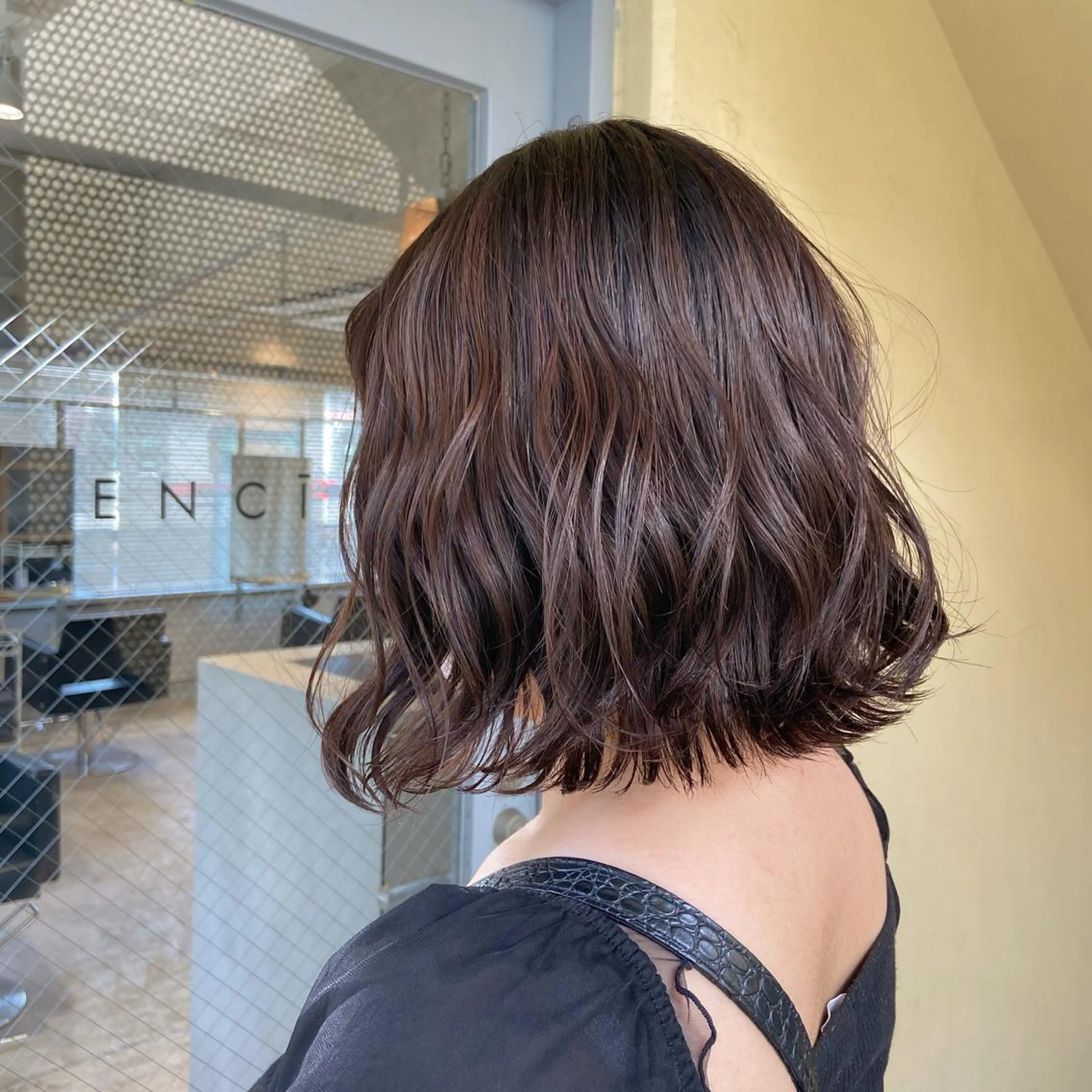 ミディアム カラー ヘアアレンジ ボブ なかまみさと 🌼極上ヘッドスパのヘアスタイル