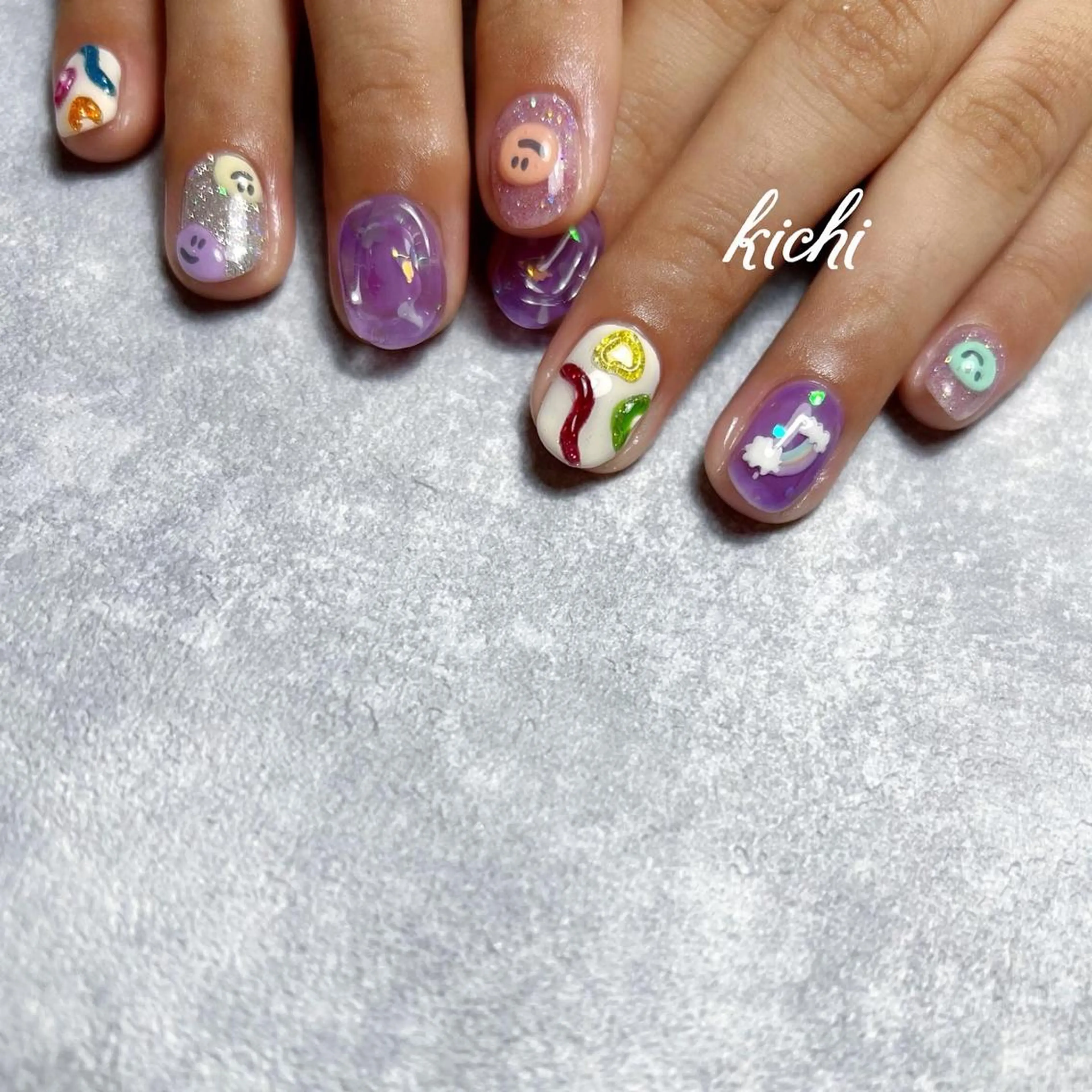 ネイル kichi･: *のネイルデザイン