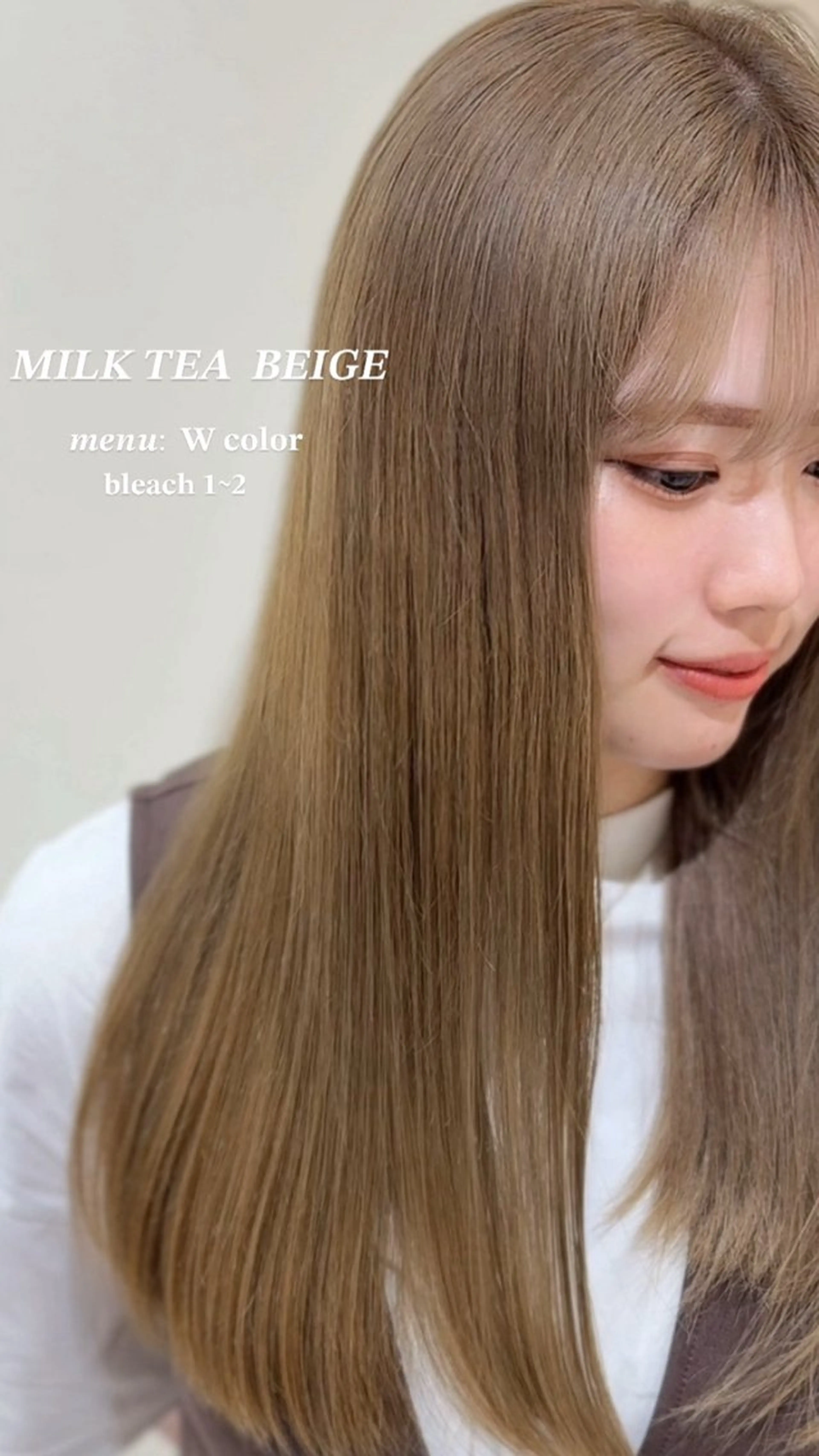 【✨モデル様限定価格✨】ケアブリーチありダブルカラー + 𝓜 𝒕𝒓𝒆𝒂𝒕𝒎𝒆𝒏𝒕の写真
