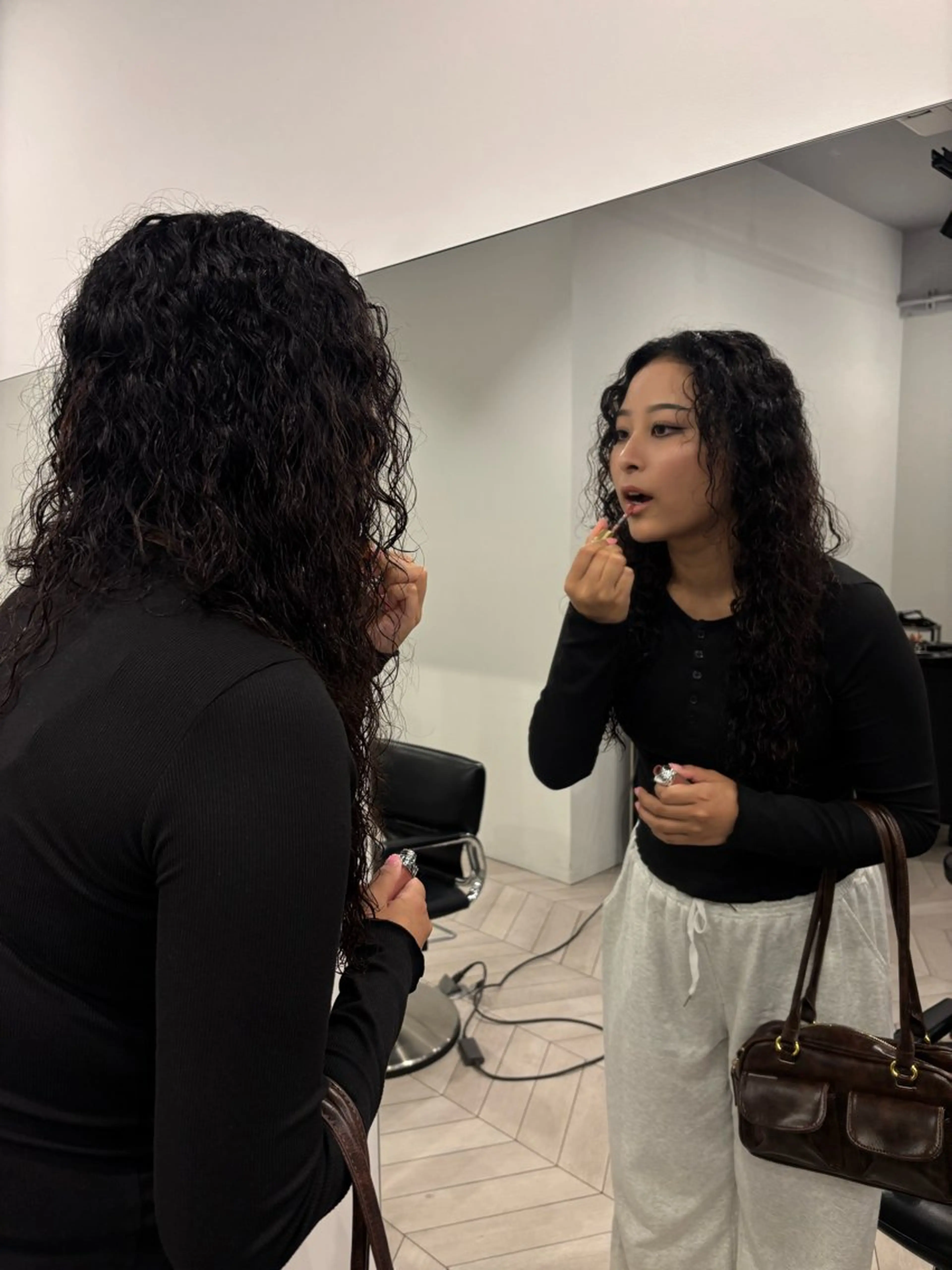 パーマ 熊取谷 茉那のヘアスタイル