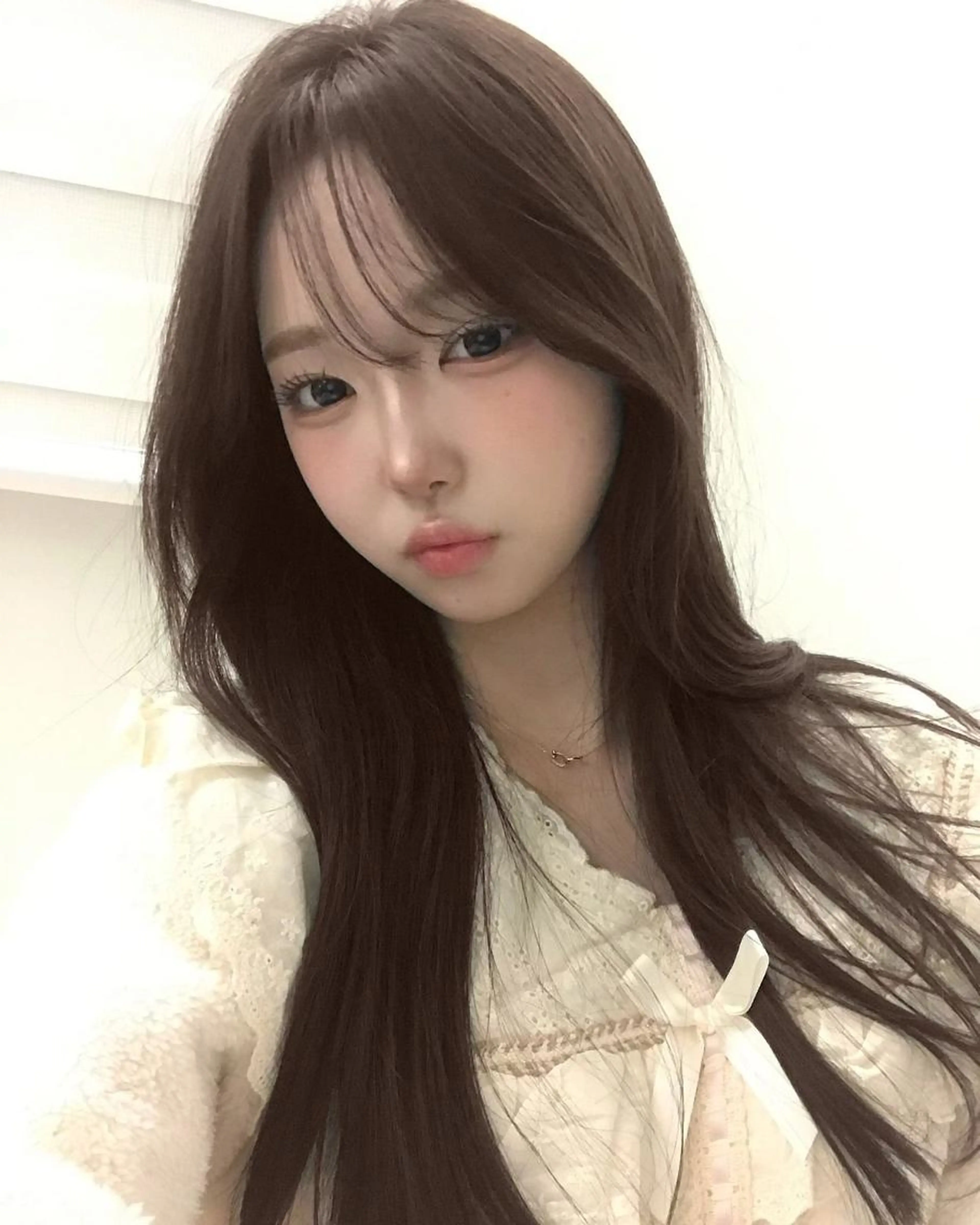 【🕯️期間限定🕯️】小顔に見せる顔まわりカット＋大人っぽな透明感ベージュ🤍ワンカラー＋オリジナルTr🤍の写真