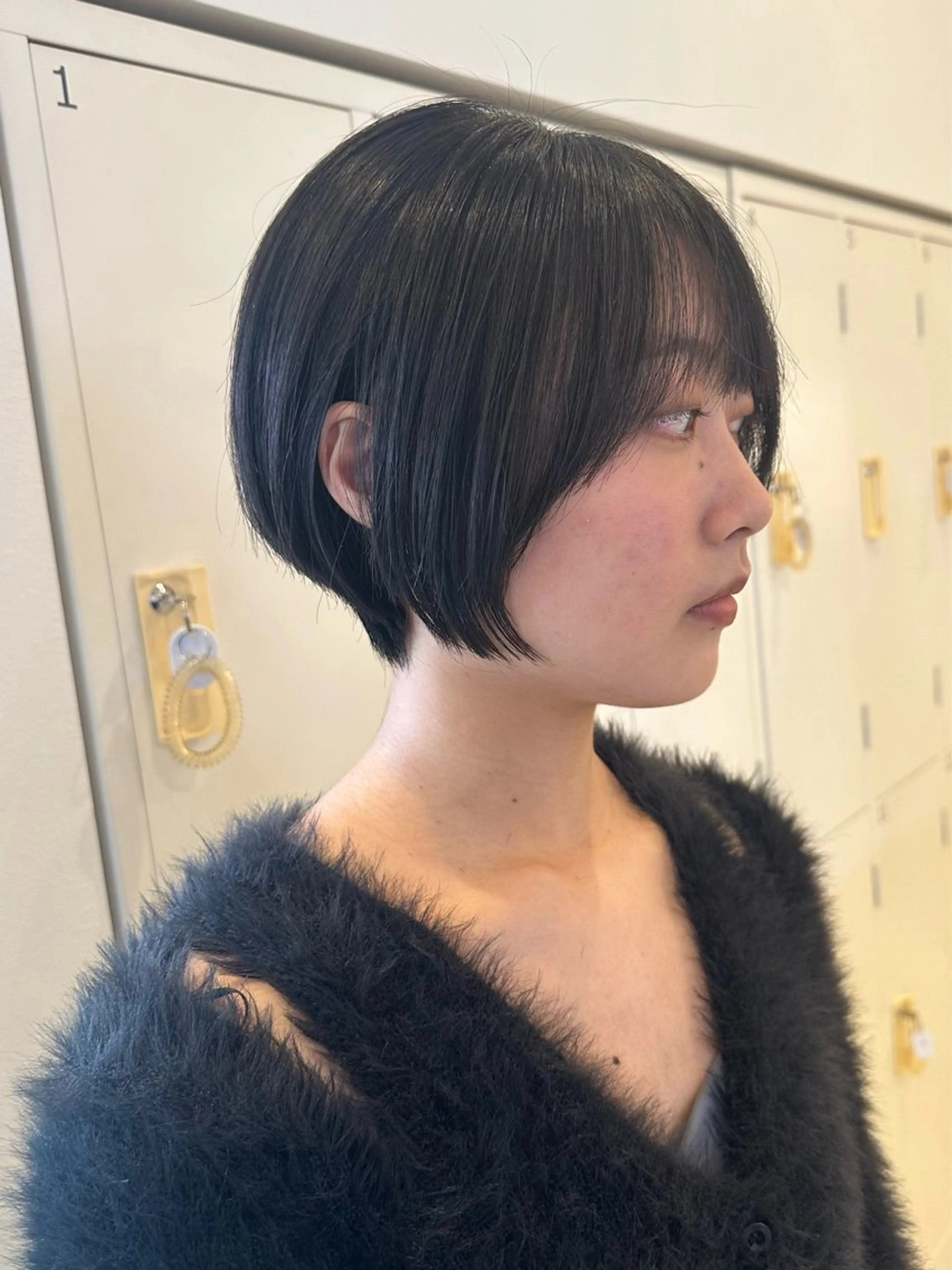 ショート ショートヘア カット ヘアカラー トリートメント 間水 和樹のヘアスタイル