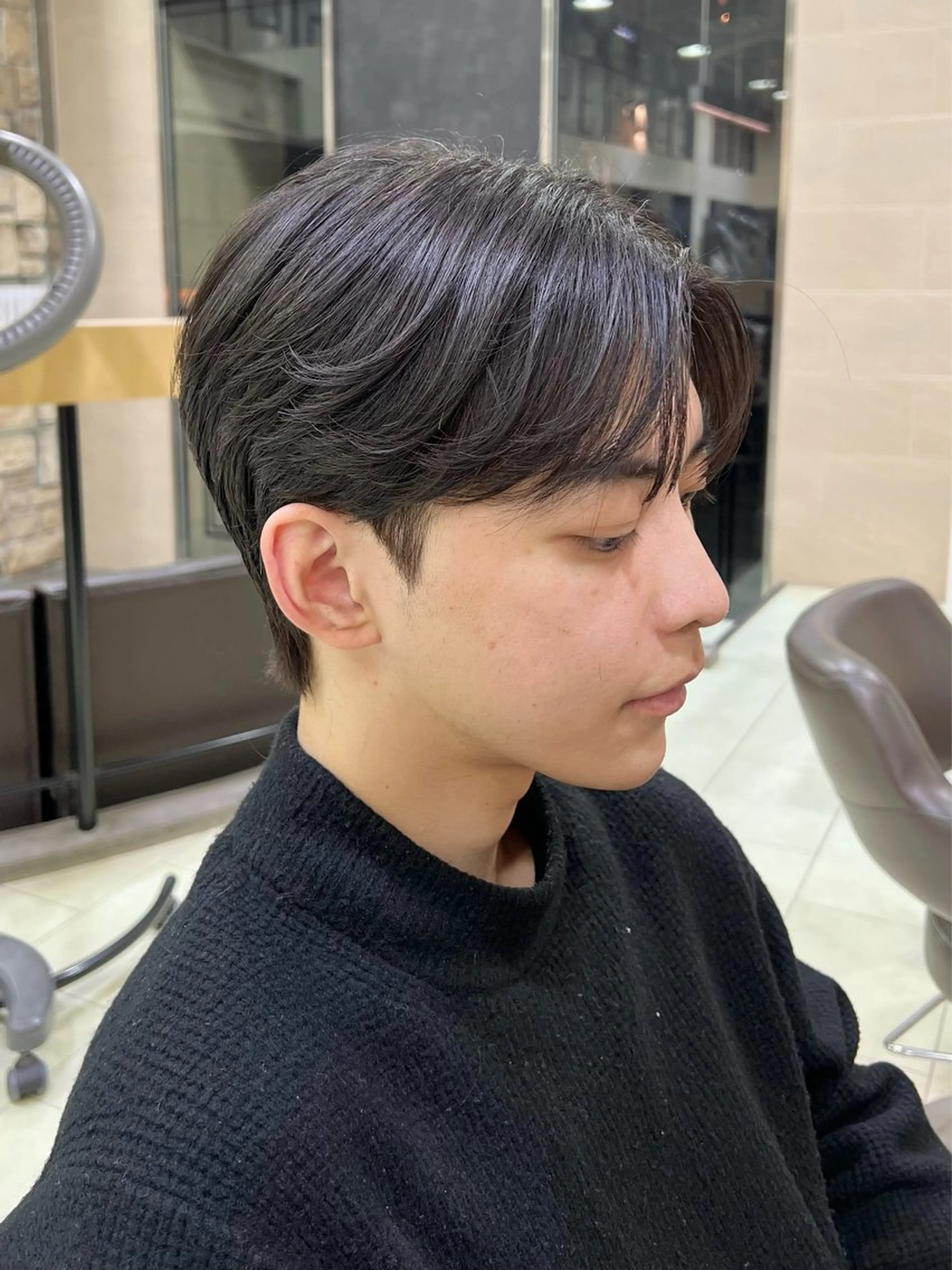 【本場韓国式】🇰🇷ダウンパーマ+酸性ストレート+men'sカット🇰🇷の写真