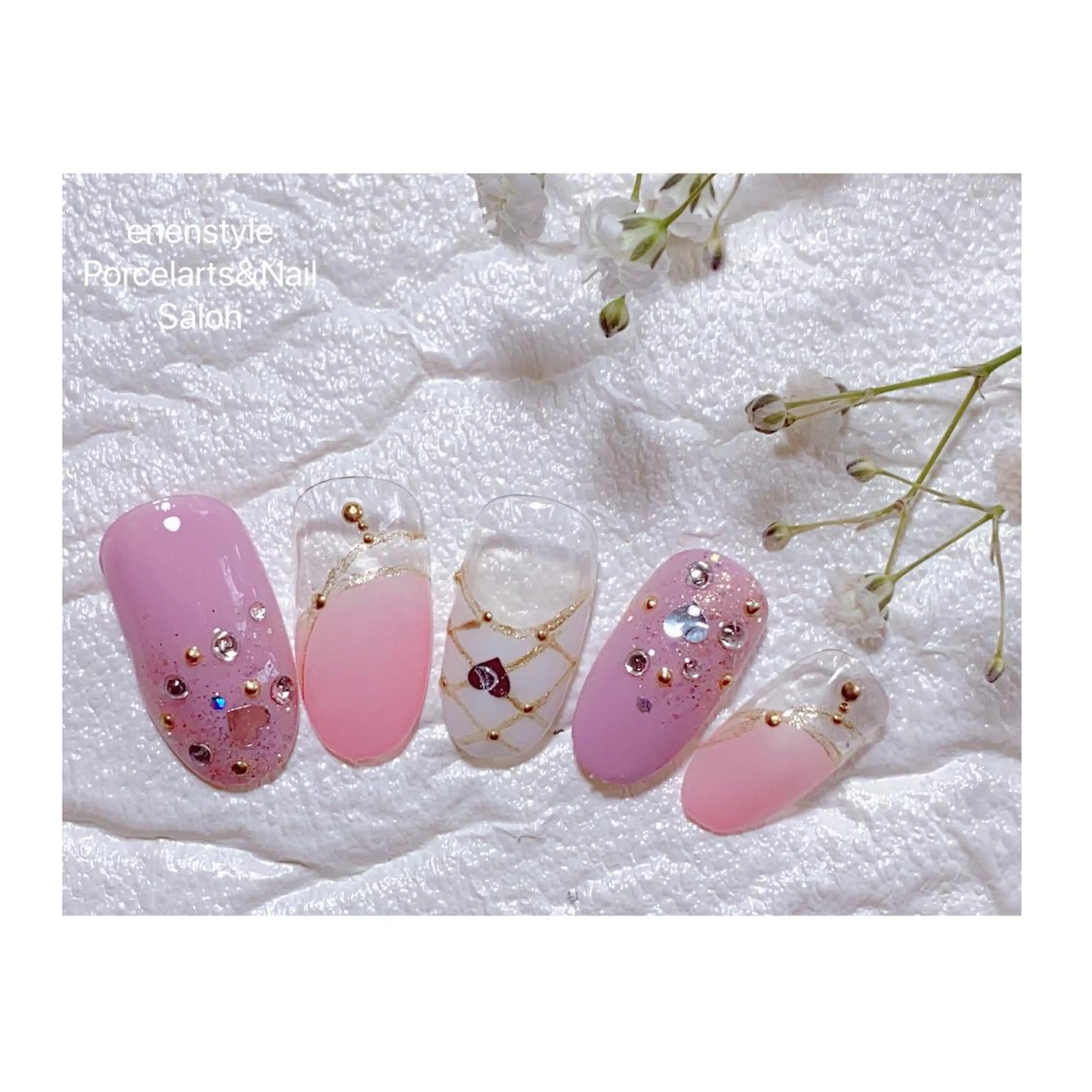 ミディアム ネイル ジェルネイル ニュアンスネイル オフィスネイル ワンカラーネイル パラジェル ハンドネイル 👑enen style👑のネイルデザイン