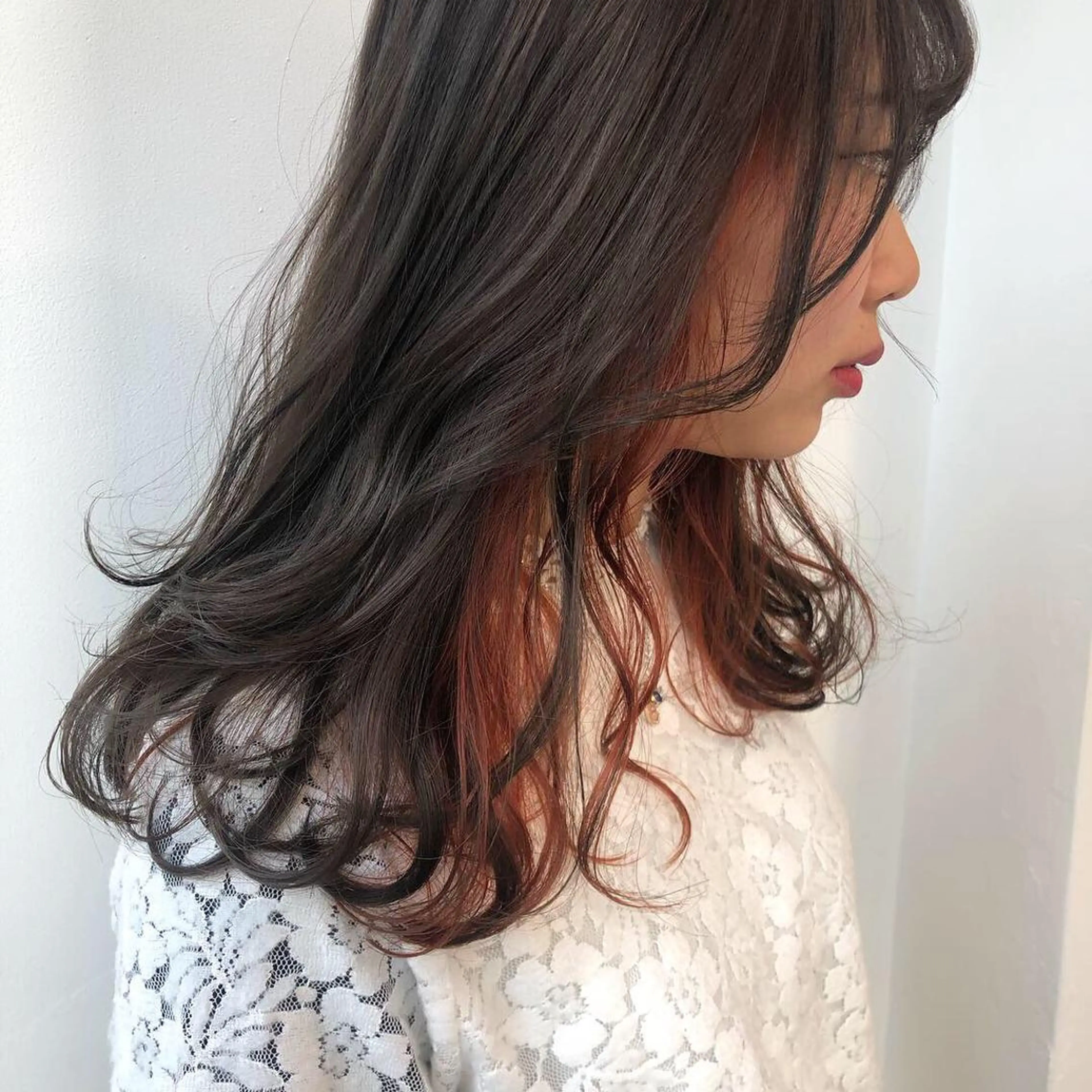 ミディアム カラー インナーカラー ヘアカラー トリートメント ❤️sai❤️ official❤️のヘアスタイル