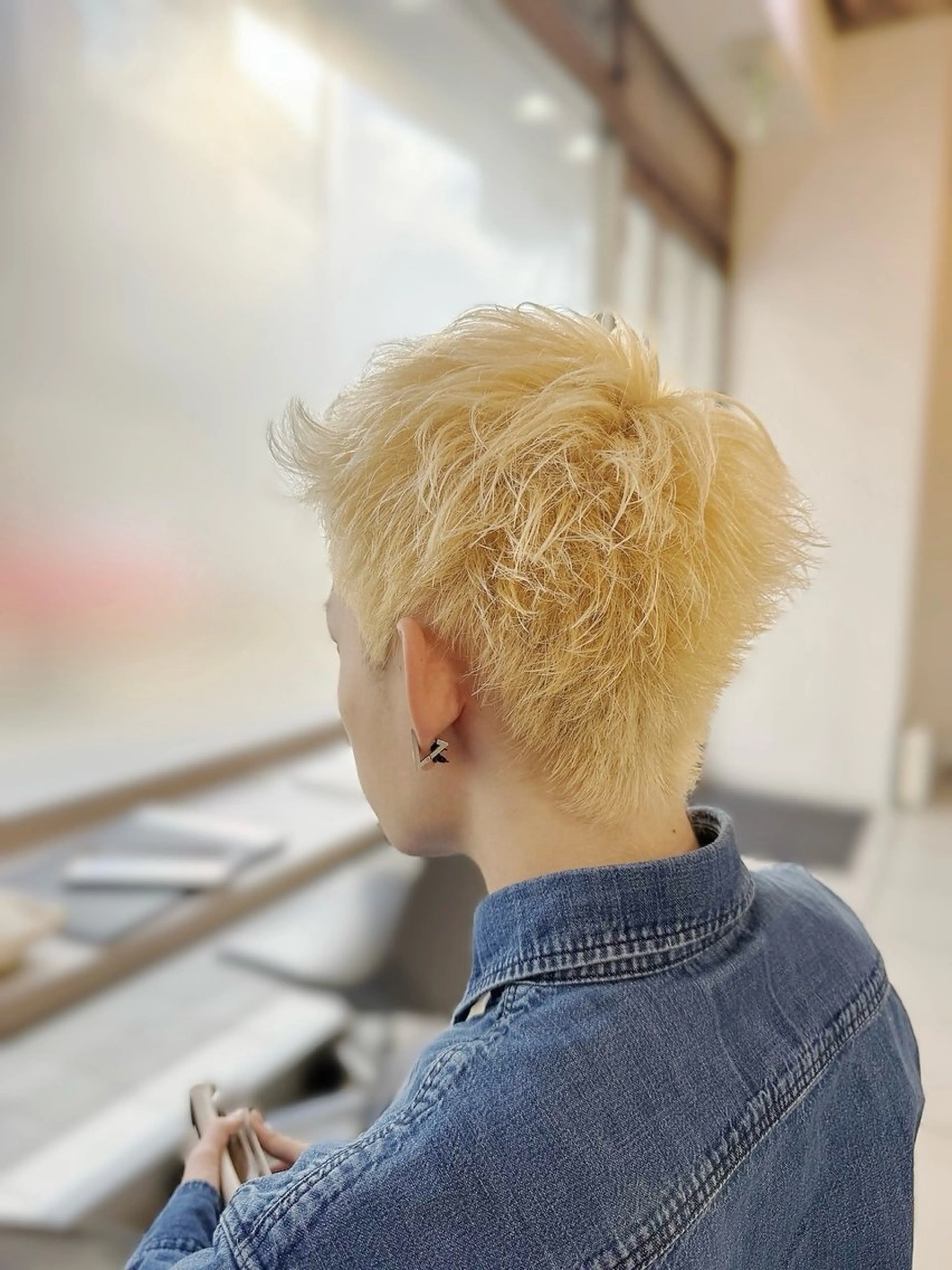 ショート メンズ メンズブリーチ メンズベリーショート ベリーショート ショートヘア カット ヘアカラー トリートメント VANCOUNCIL 松本のヘアスタイル