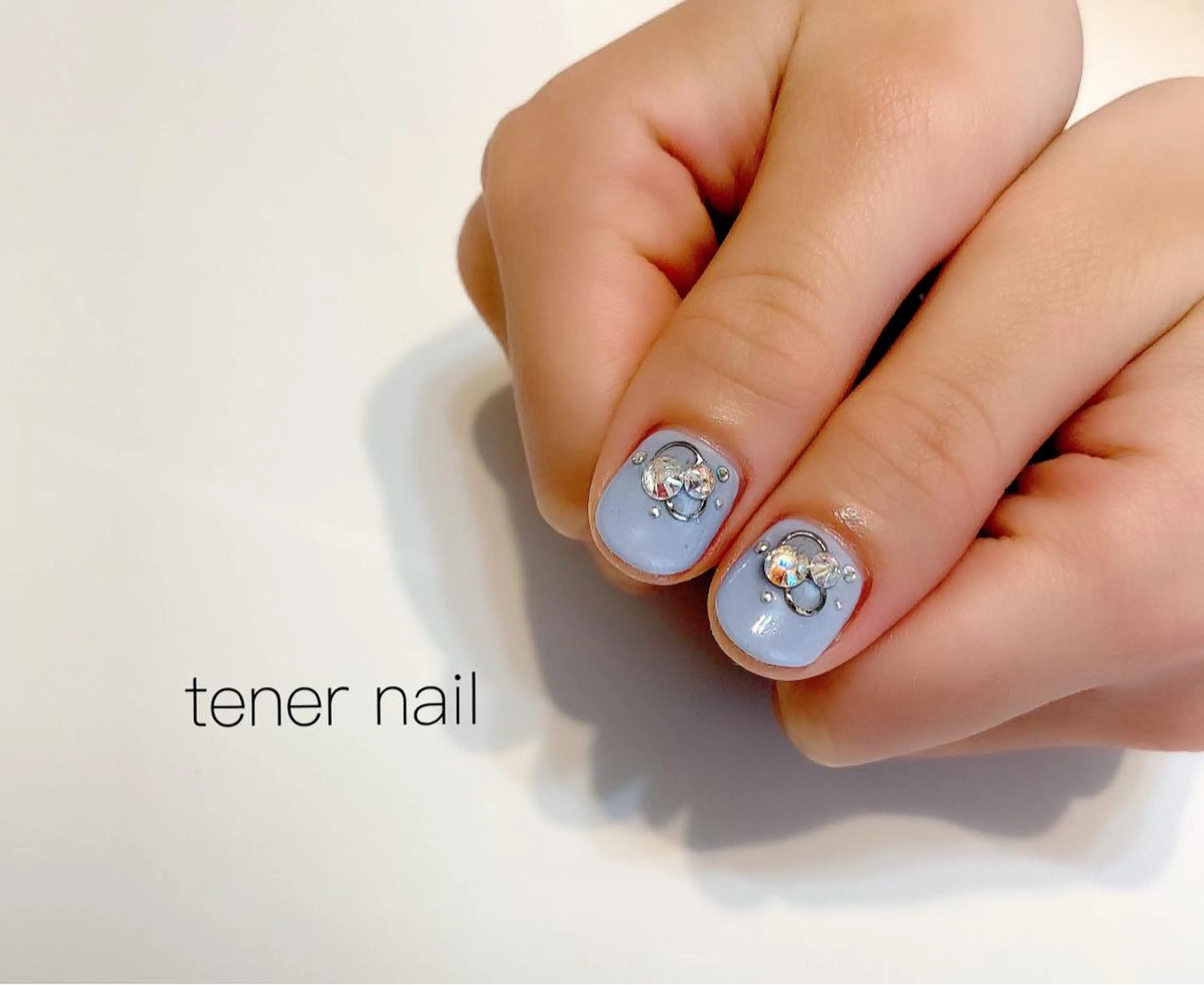 ネイル ブルー テネルネイル tener nailのネイルデザイン