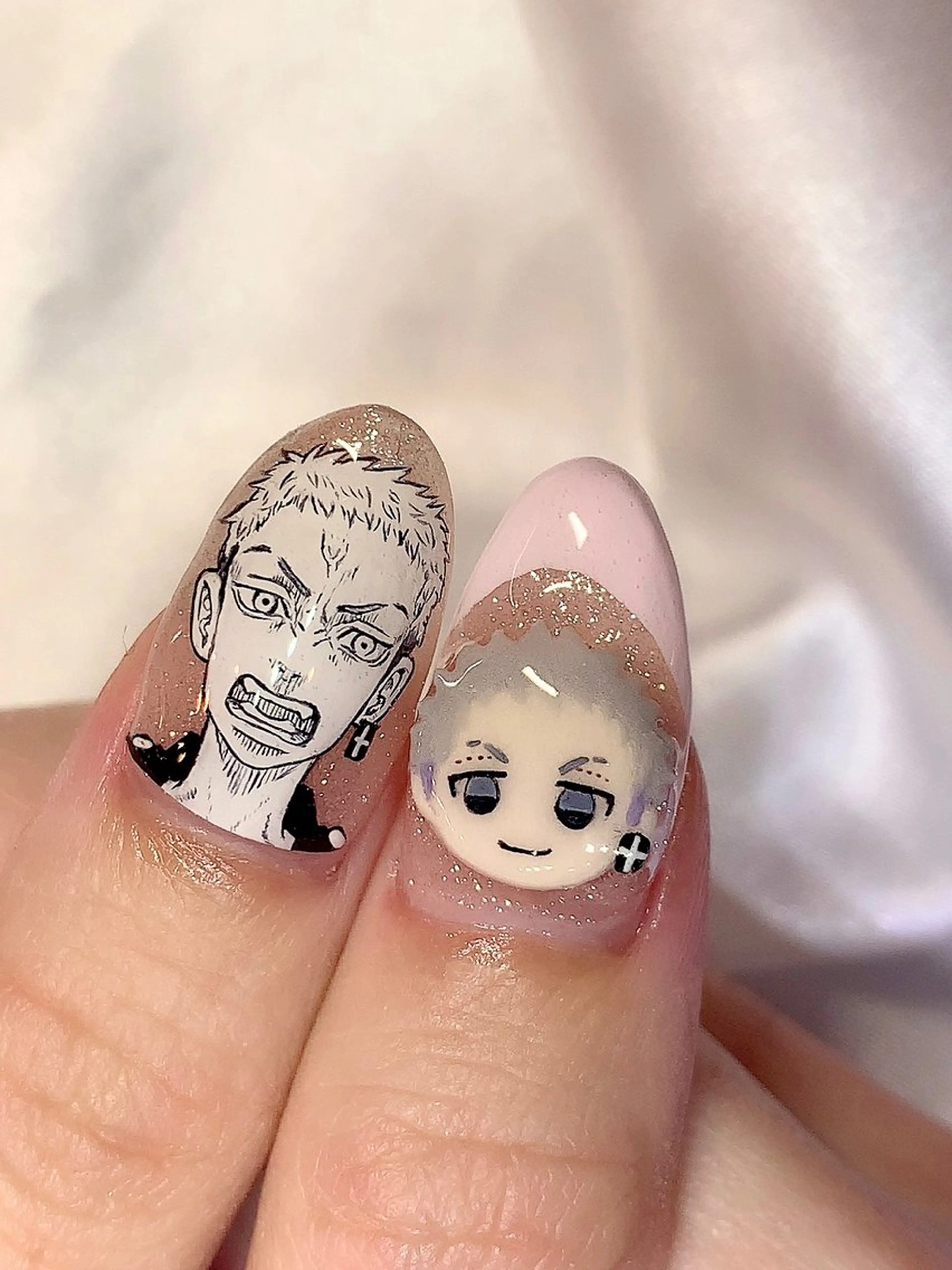 ネイル アートネイル キラキラネイル 韓国ネイル 持ち込み ぷっくりネイル 3Dアートネイル💗 都築レナのネイルデザイン
