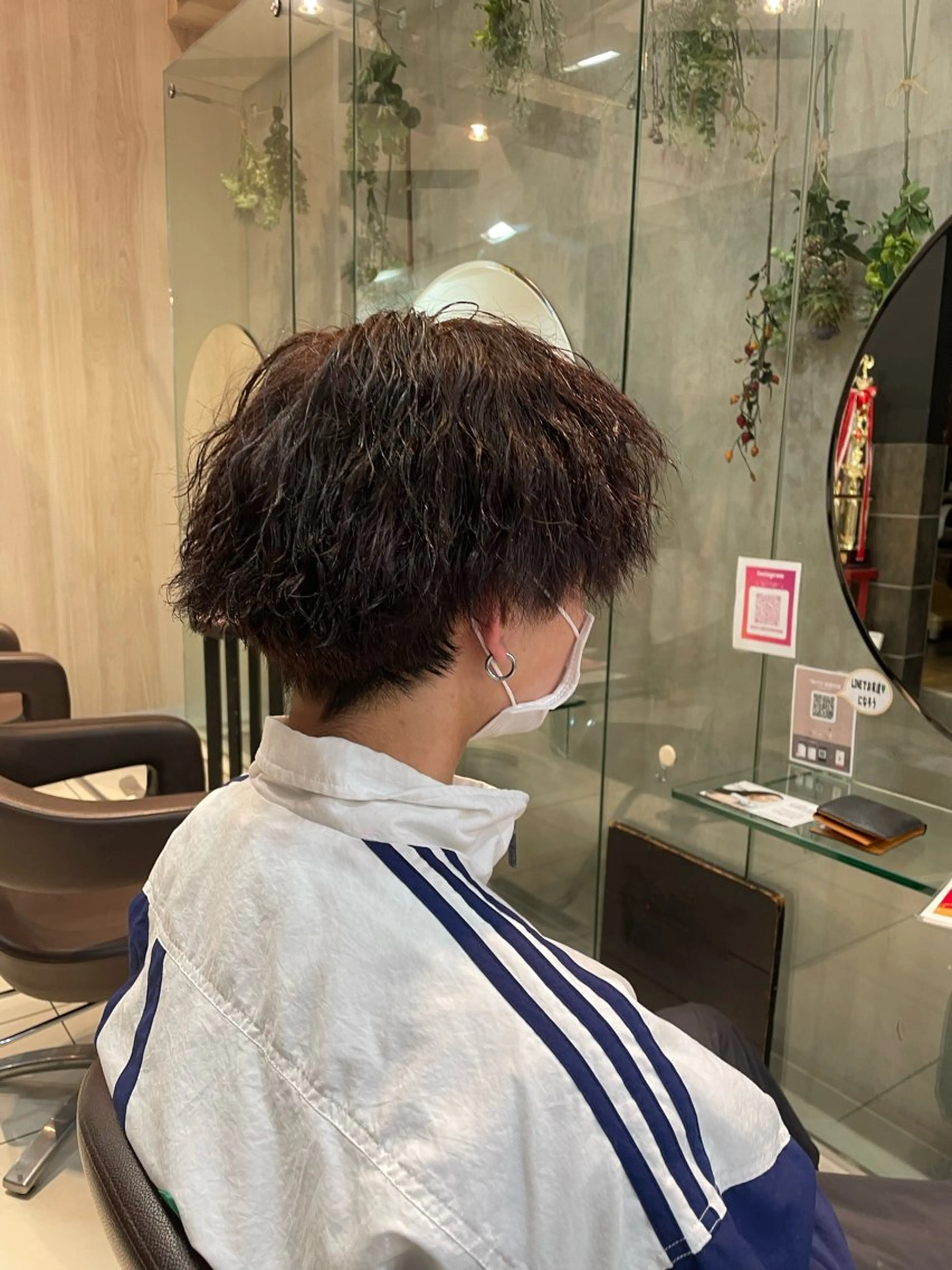 カラー ブラウンカラー レッドカラー Agu 松下のヘアスタイル