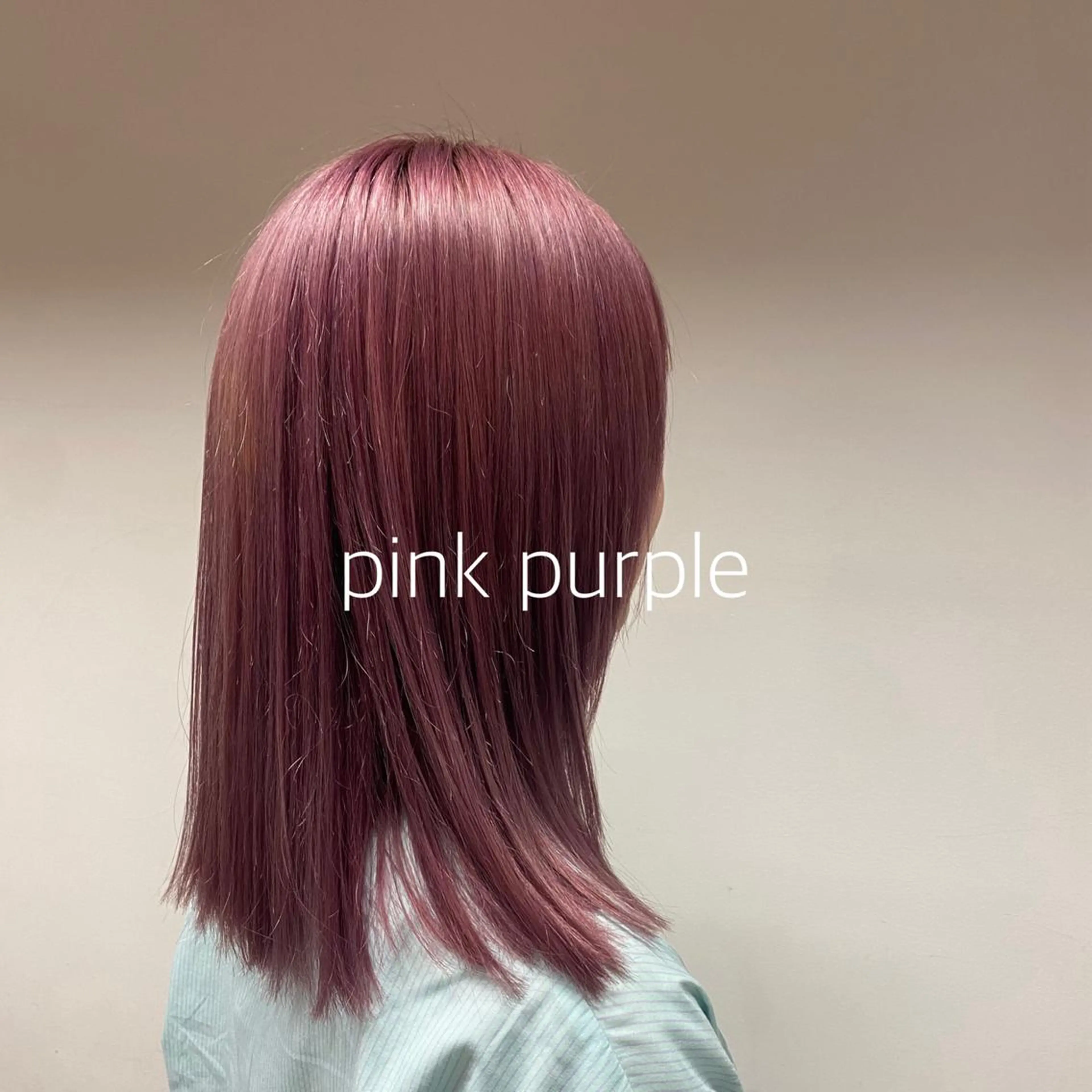 セミロング カラー 🩶レイヤーカット 🩶柔らかカラー結愛のヘアスタイル