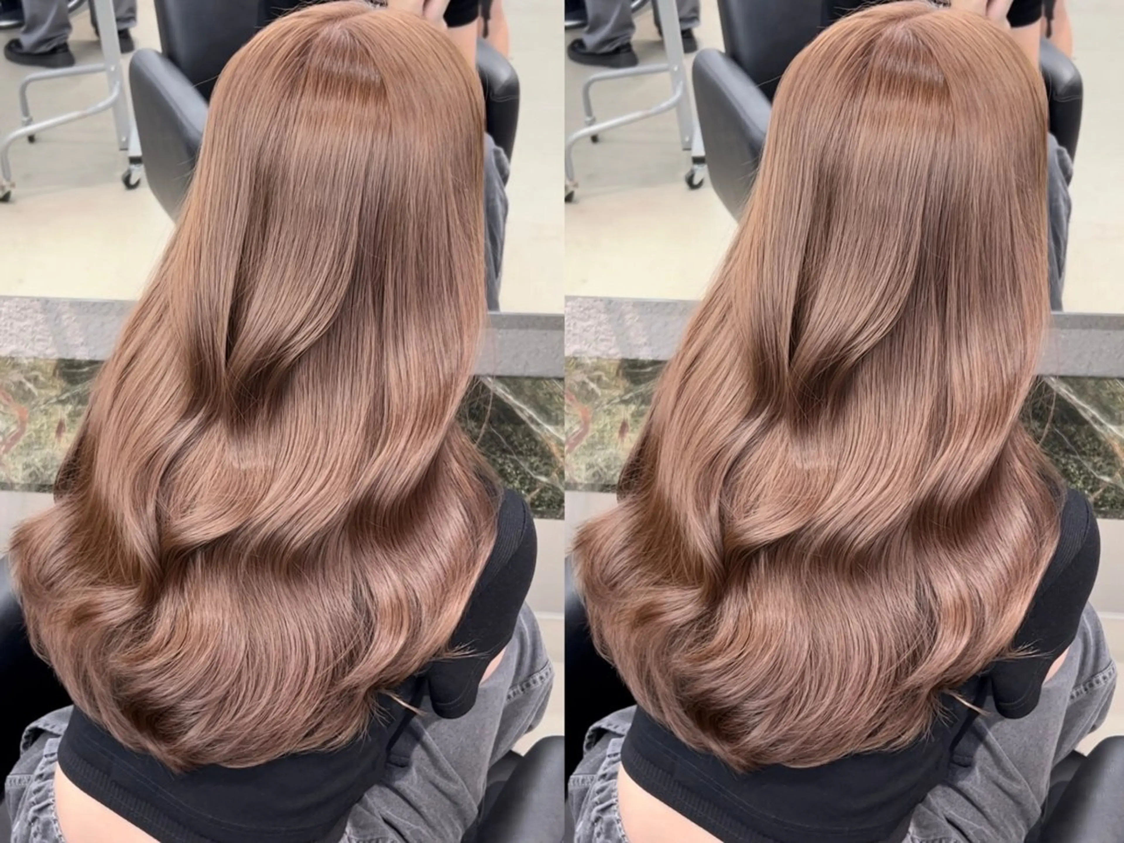 ロング ヘアカラー トリートメント ハイトーン/ブリーチ 栄/Sayakaのヘアスタイル