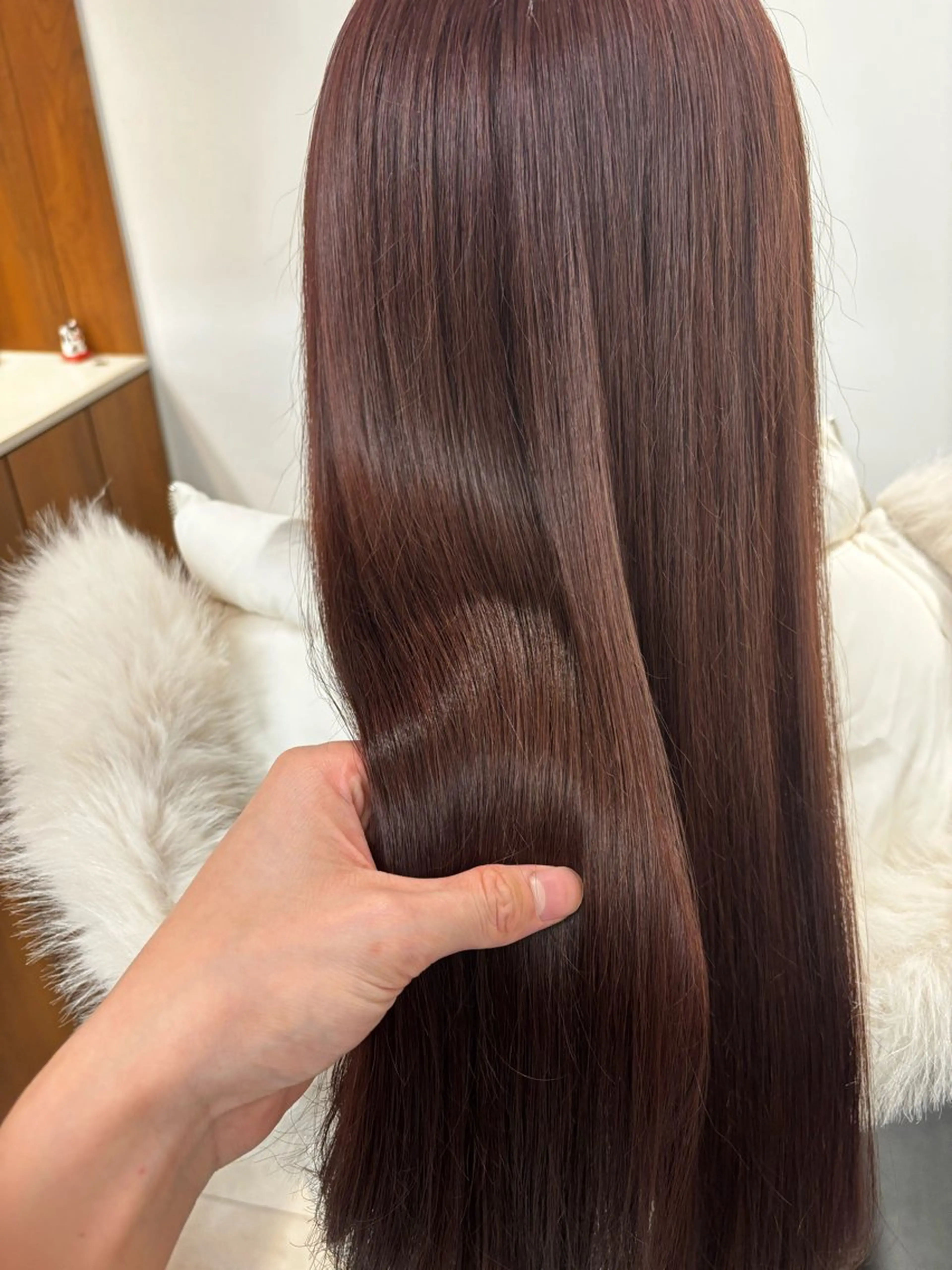 ロング カラー ブラウンカラー ピンクカラー ピンクブラウン カット ヘアカラー トリートメント うる艶カラー ✨🧸KOTAROのヘアスタイル