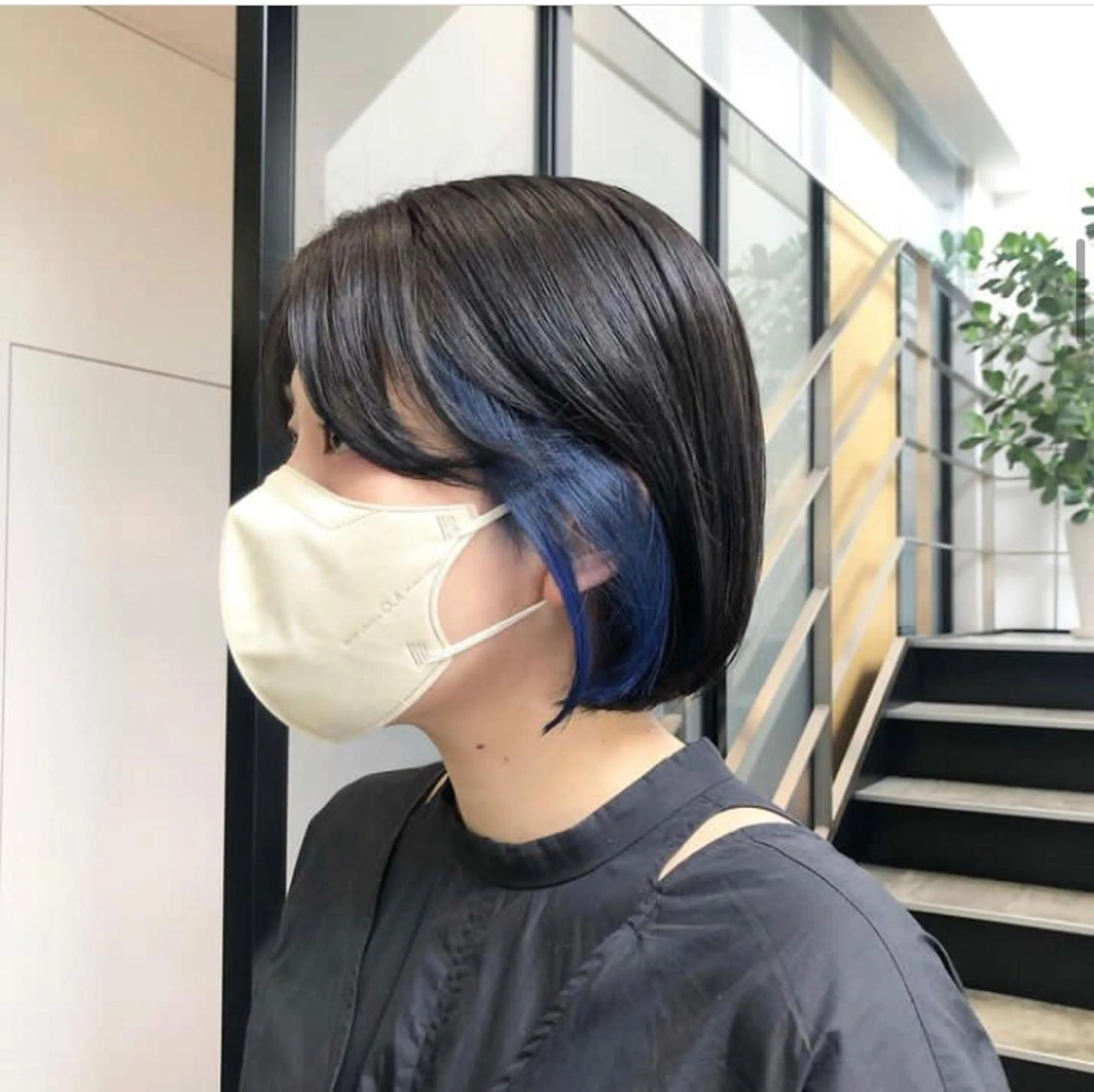 ミディアム カラー パーマ ヘアアレンジ メンズ キッズ メンズインナーカラー ブルーカラー イヤリングカラー インナーカラー GOTODAY SHAiRE SALON (原宿本店)所属・stylist 🎀 kanaのその他イメージ