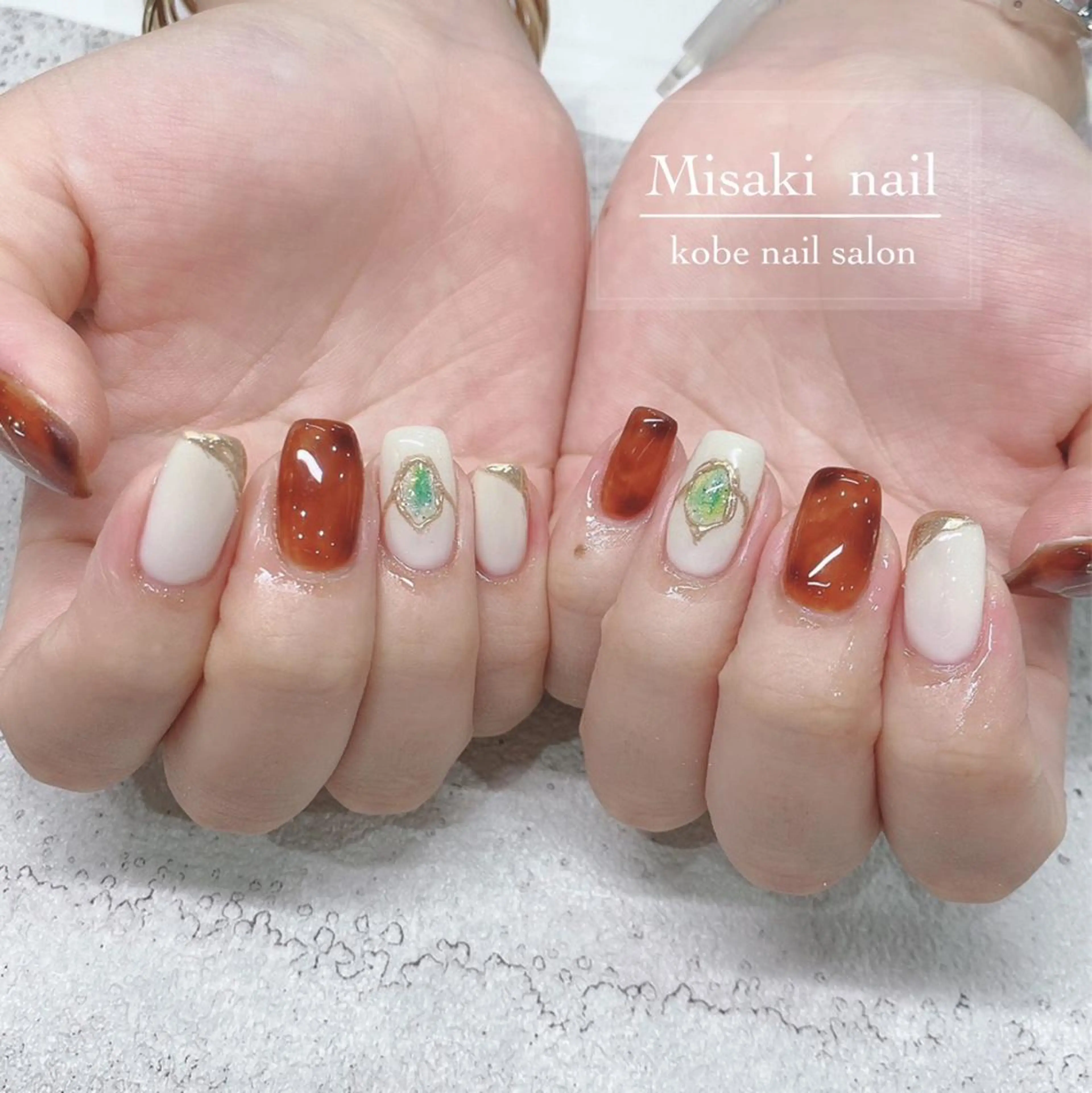 ネイル 韓国ネイル ワンホンネイル ハンドネイル nailsalon miinailsのネイルデザイン