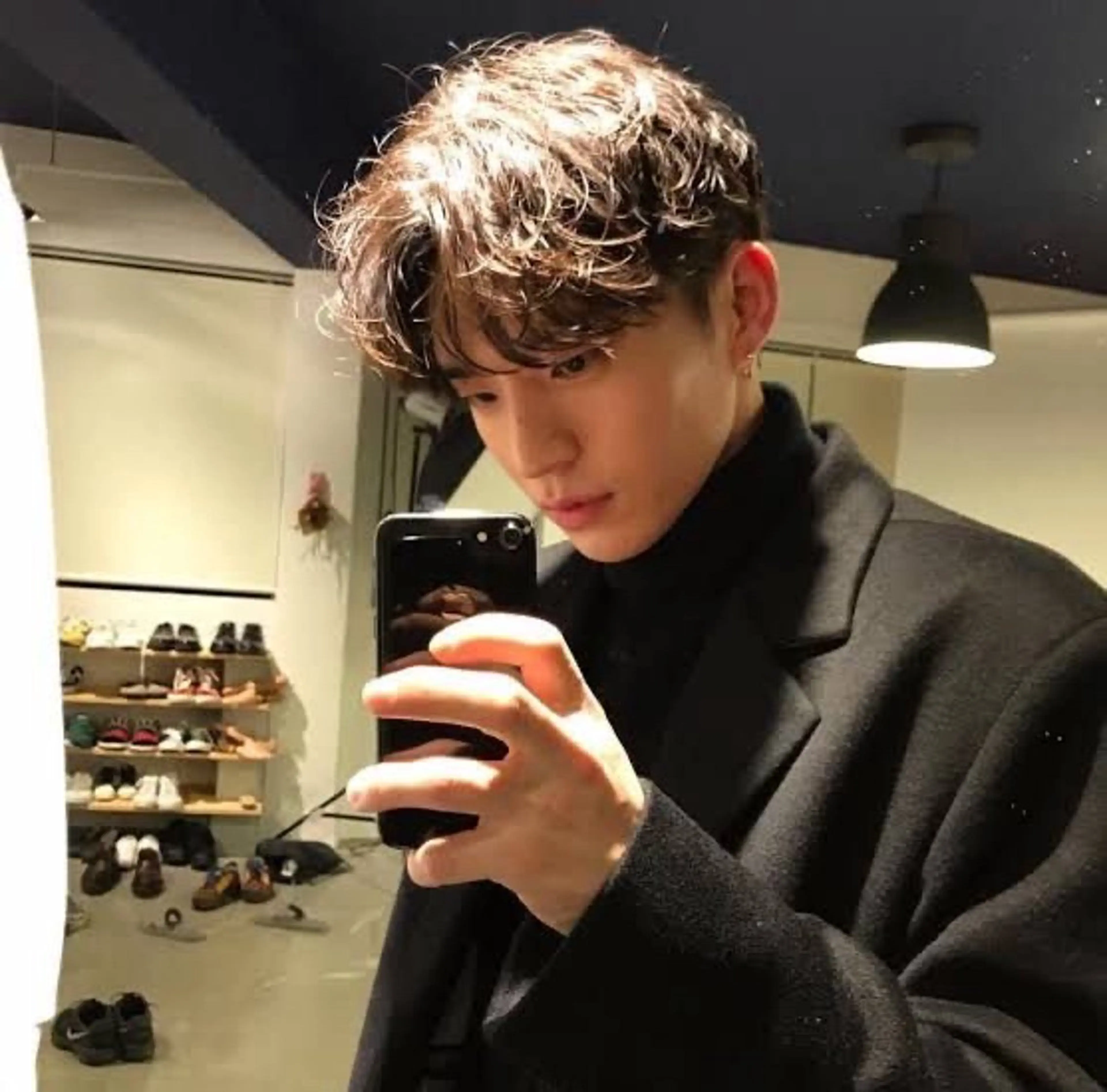 ショート カラー パーマ メンズ メンズパーマ カット ヘアカラー トリートメント 表参道🌿赤み消し カラー/チナツのヘアスタイル