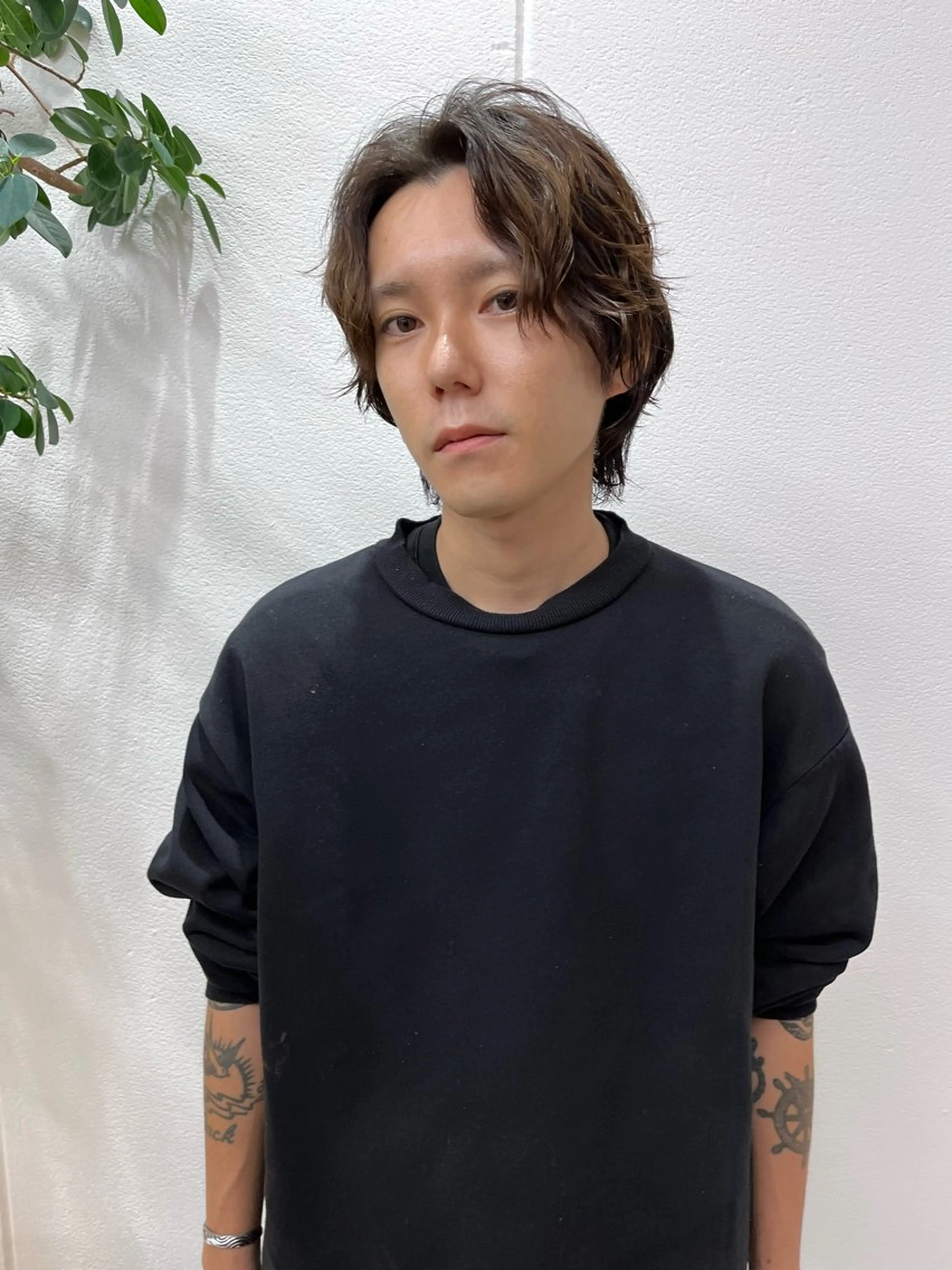 『男性限定』メンズカット＋パーマ＋カラーの写真