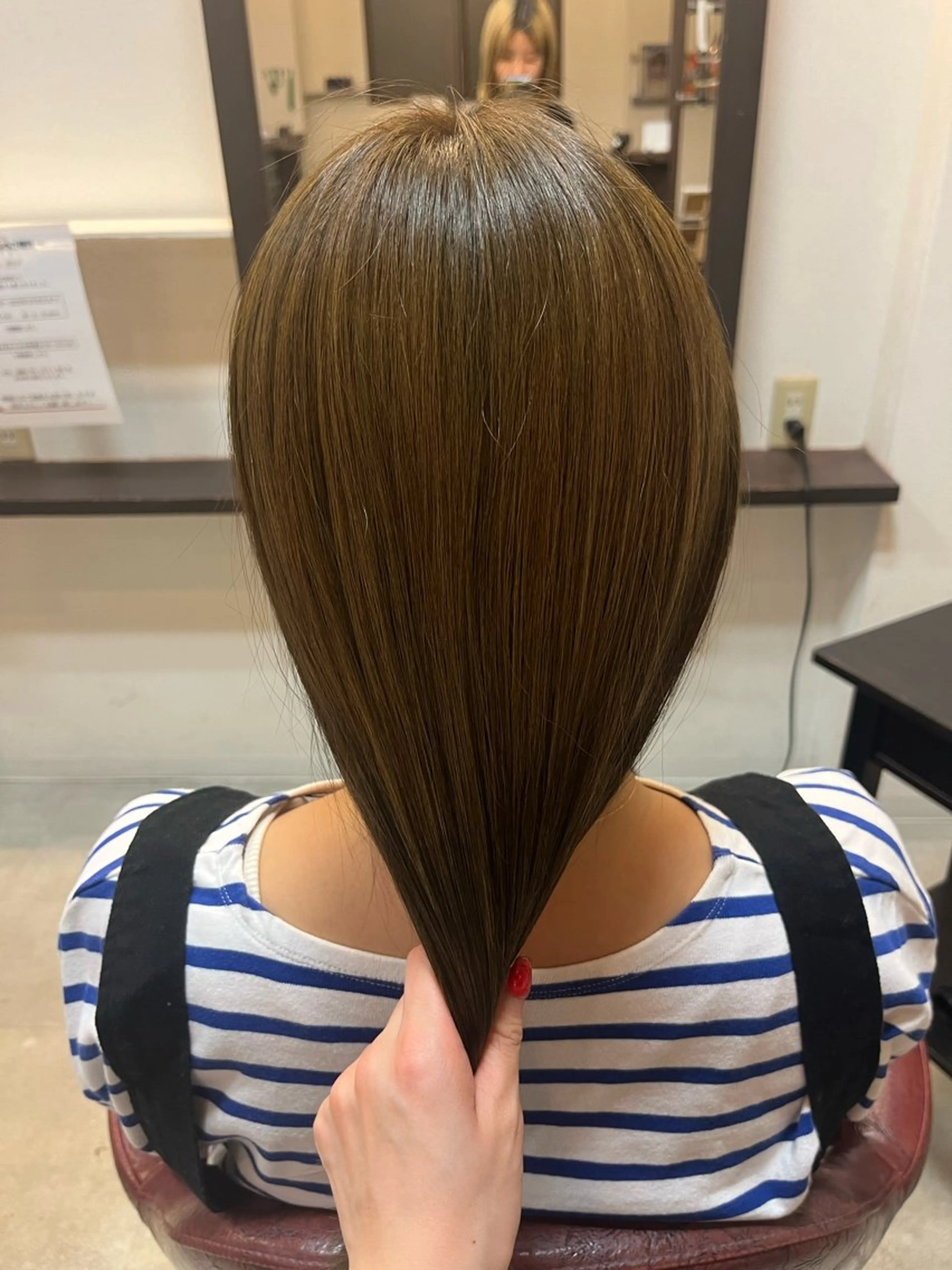 カラー 立道 樹奈のヘアスタイル