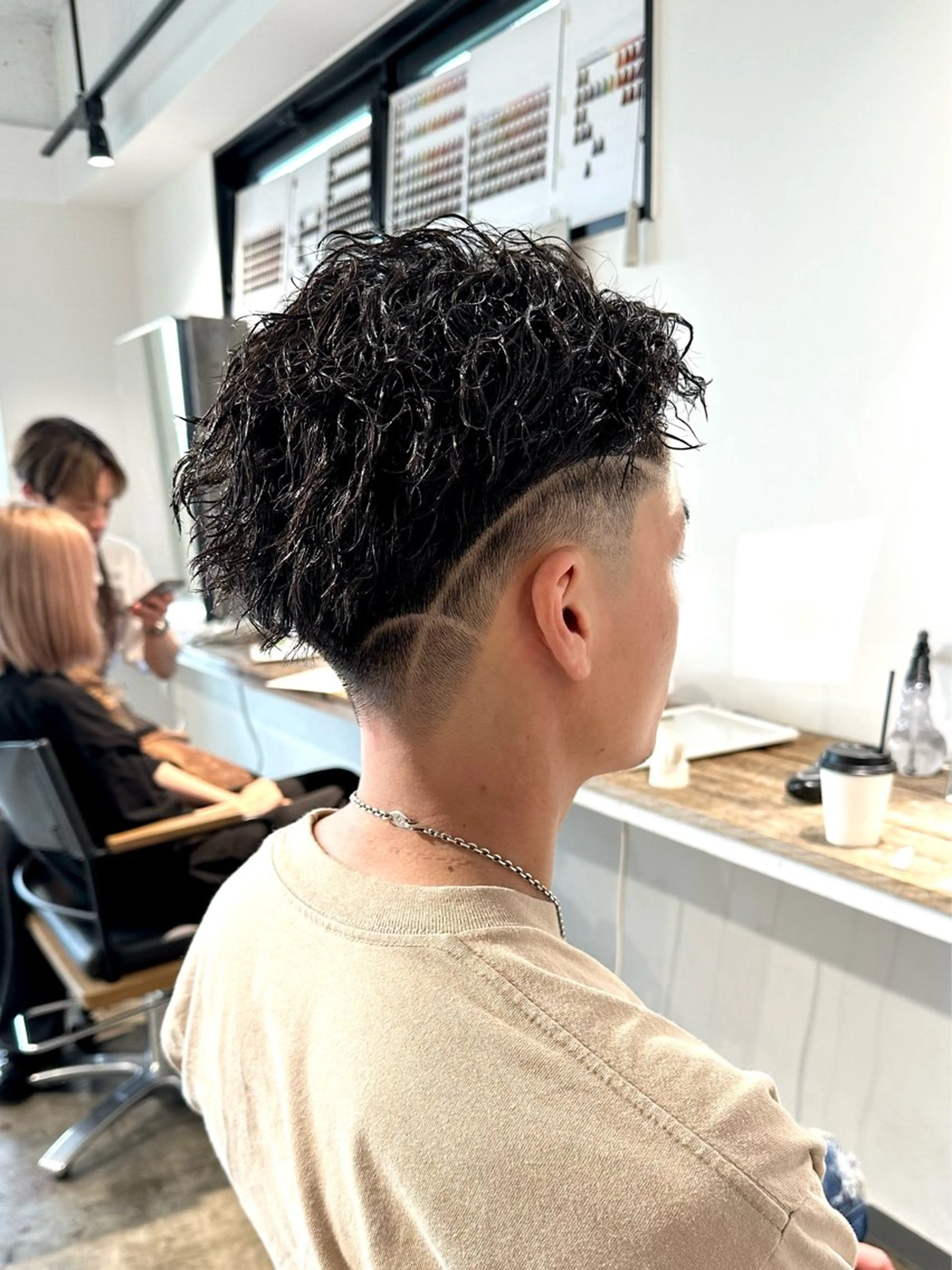 パーマ メンズ メンズパーマ ツイストスパイラルパーマ スパイラルパーマ カット パーマ トリートメント 骨格補正施術/メンズ 専門美容師/YUYAのヘアスタイル